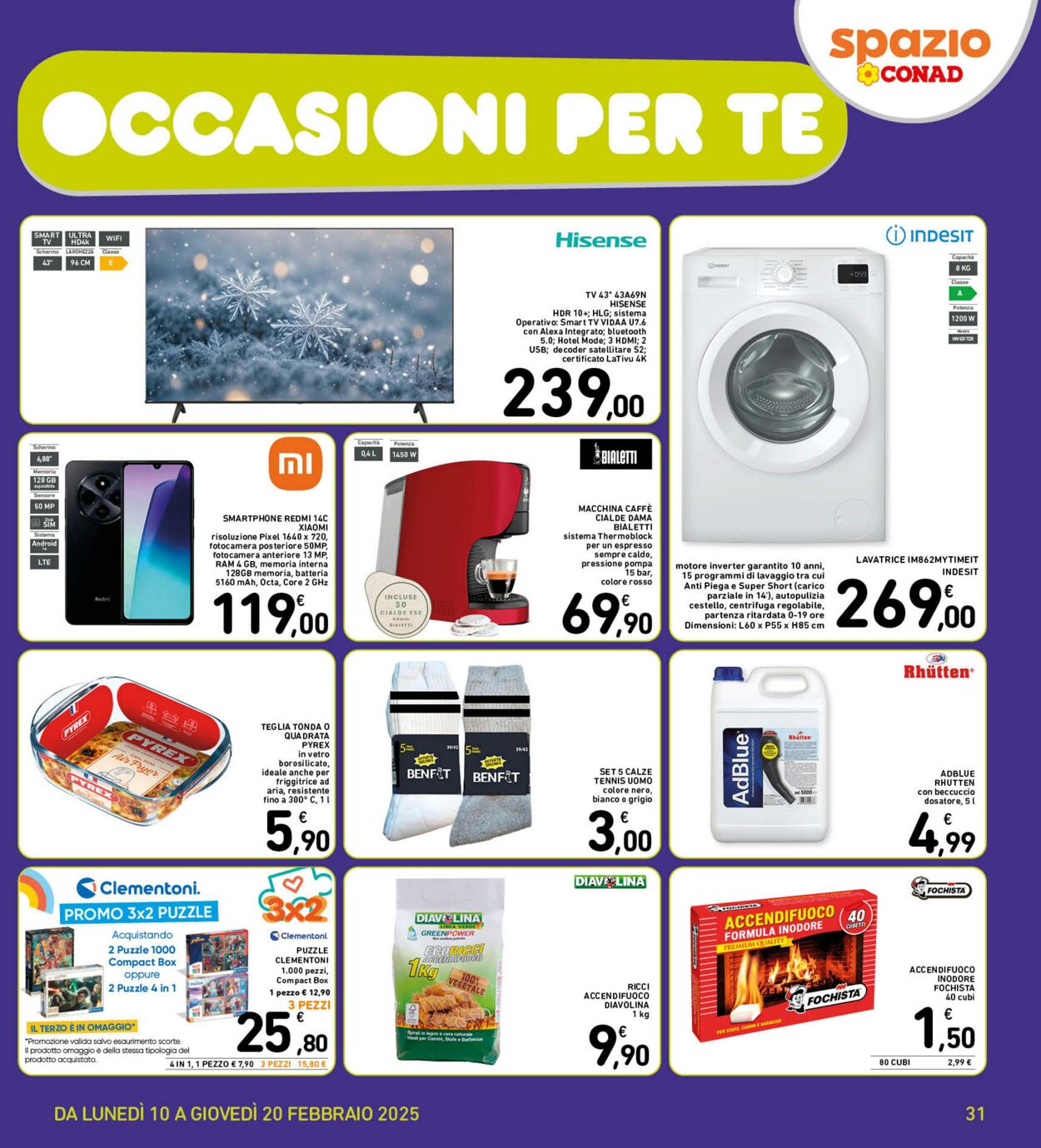 Volantino Conad 10.02.2025 - 20.02.2025