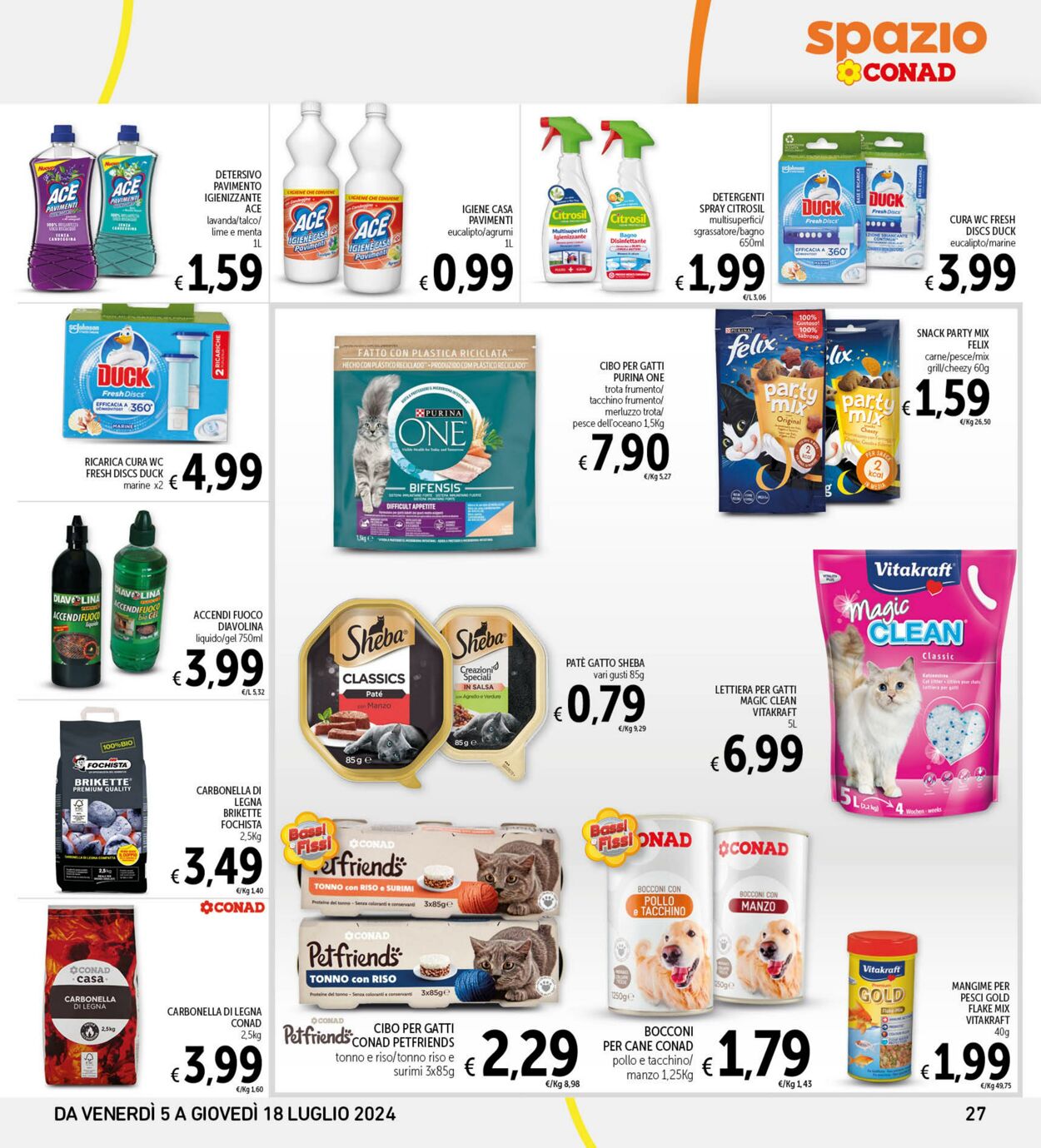 Volantino Conad 05.07.2024 - 18.07.2024