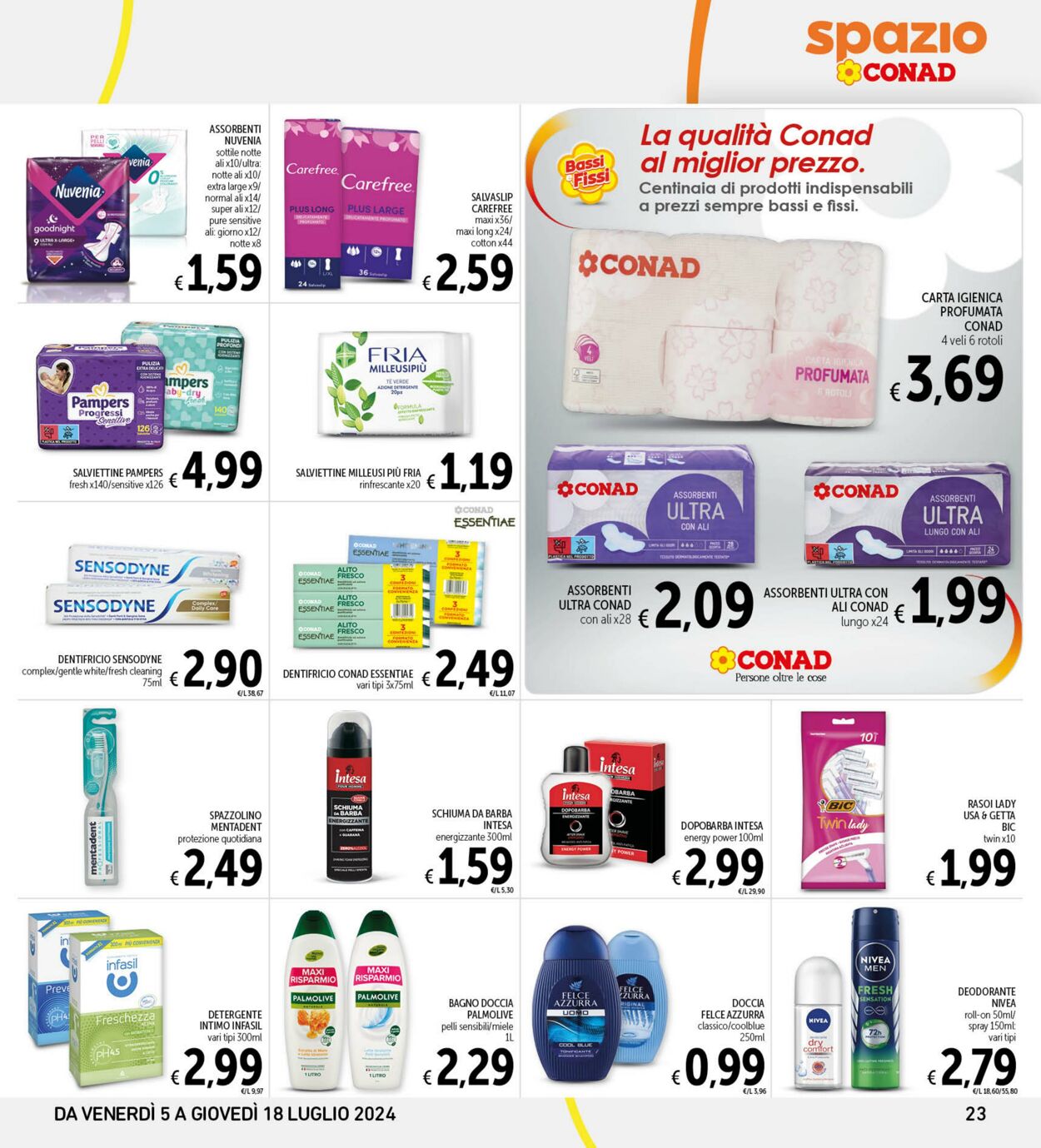 Volantino Conad 05.07.2024 - 18.07.2024