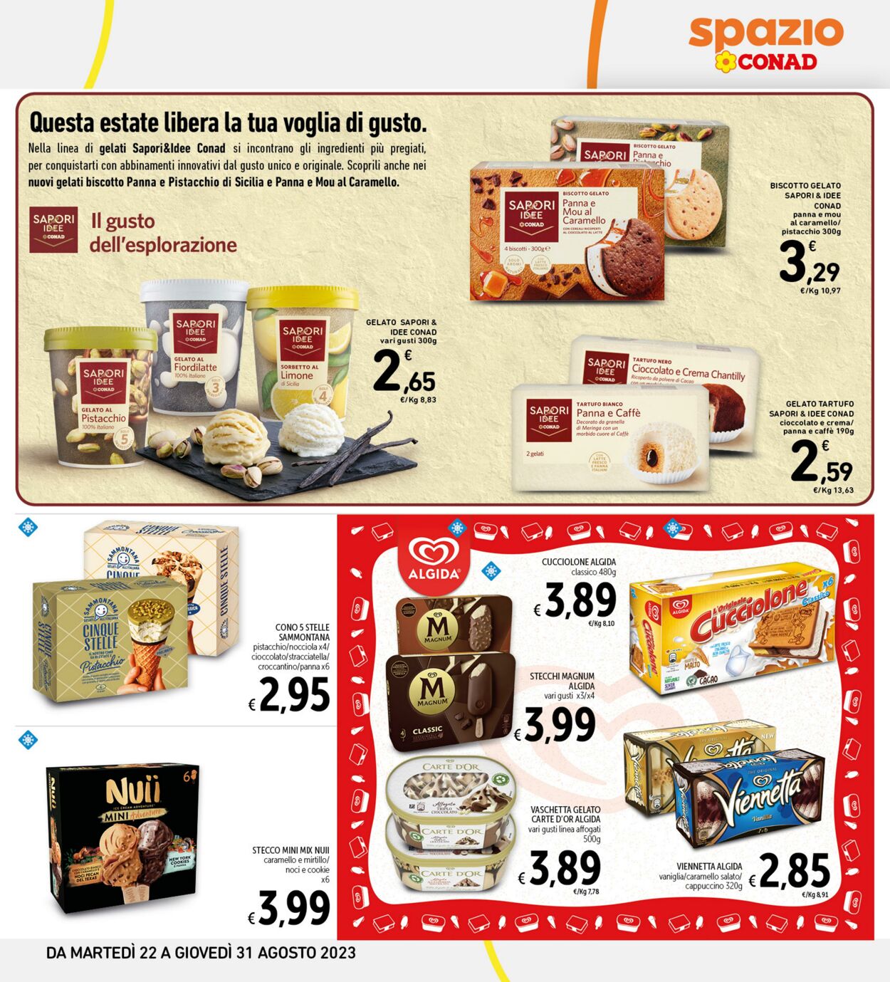 Volantino Conad 22.08.2023 - 31.08.2023