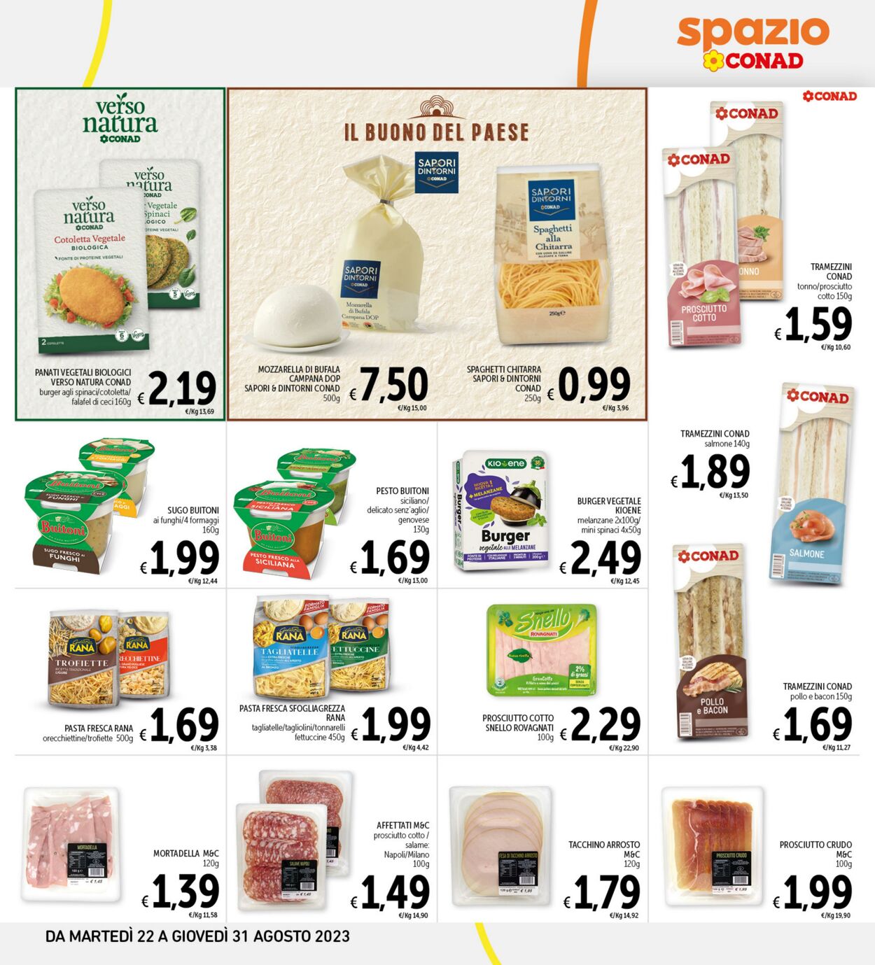 Volantino Conad 22.08.2023 - 31.08.2023