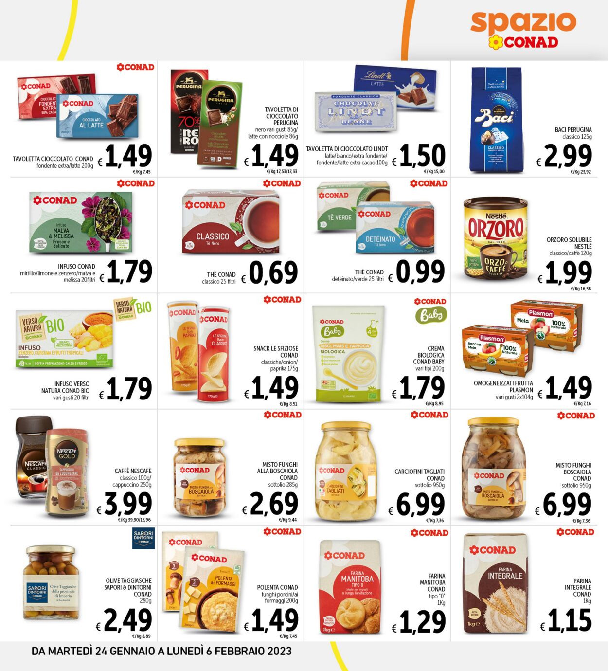 Volantino Conad 24.01.2023 - 06.02.2023