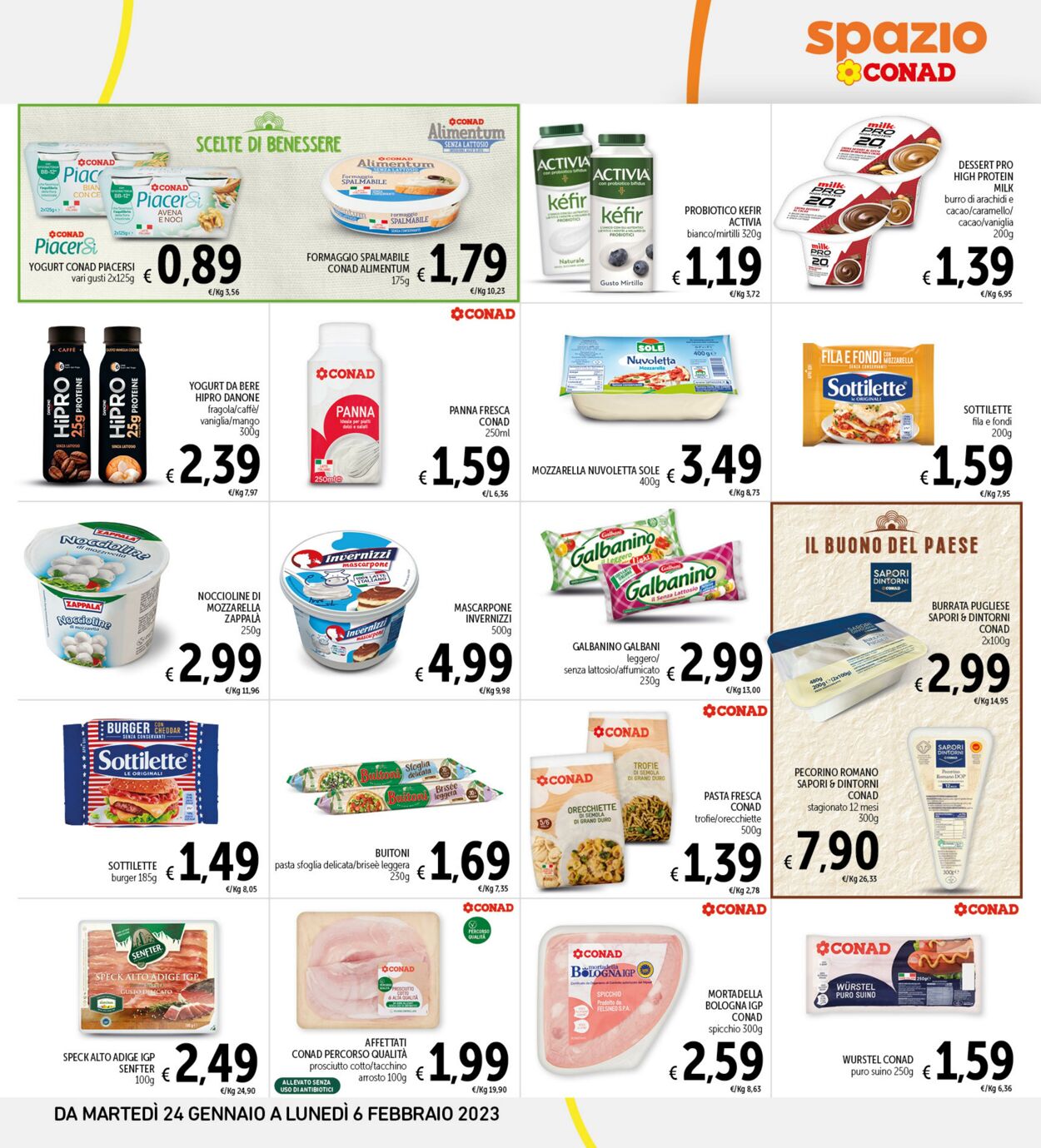 Volantino Conad 24.01.2023 - 06.02.2023