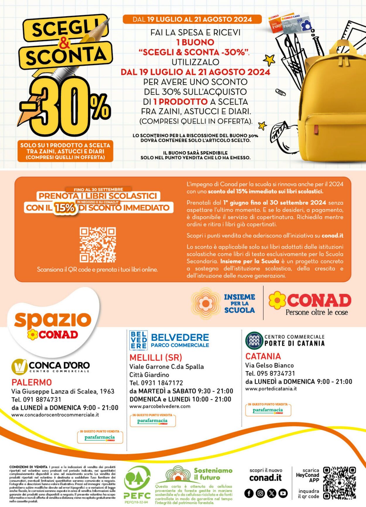 Volantino Conad 19.07.2024 - 29.09.2024