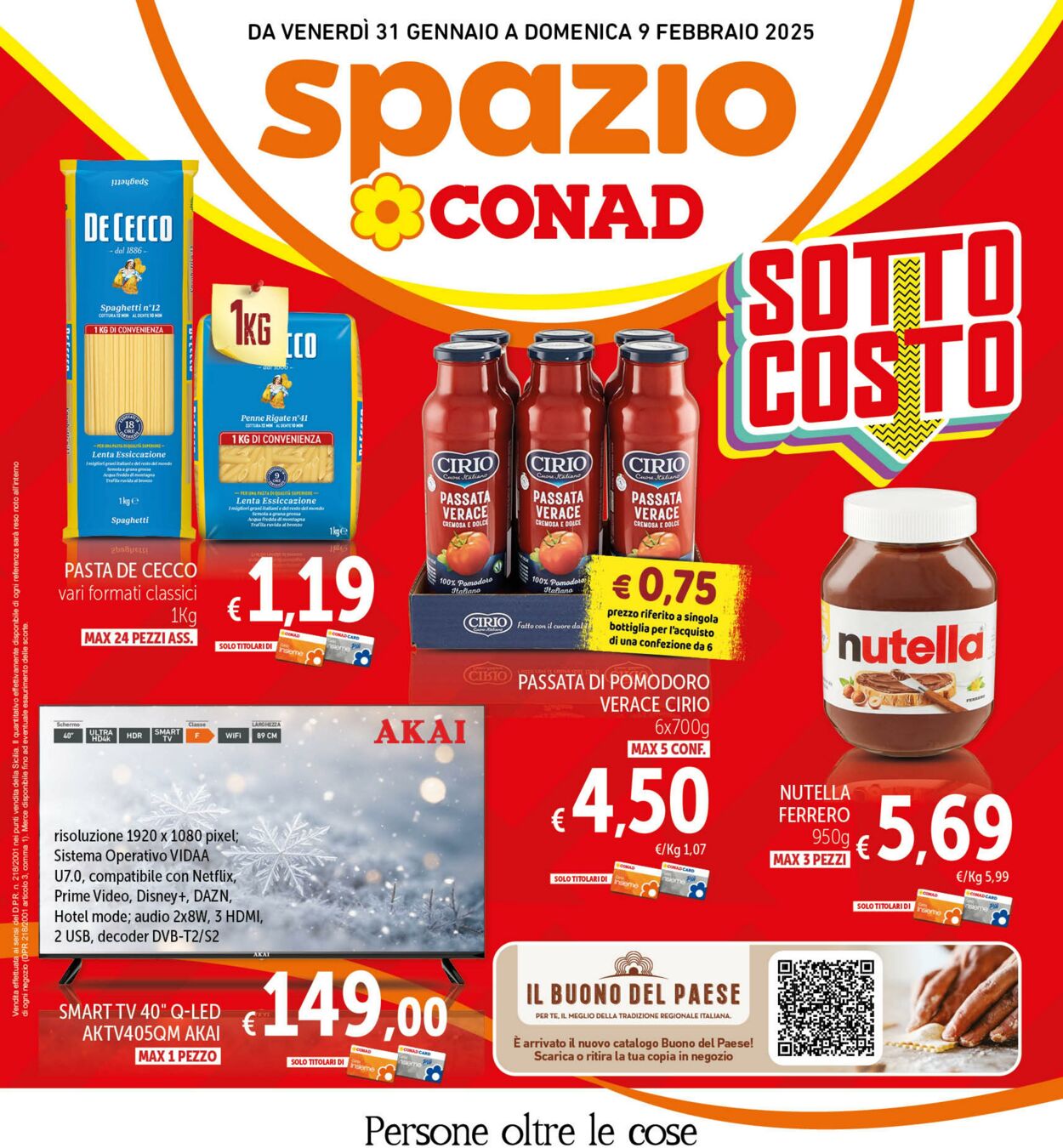 Volantino Conad 31.01.2025 - 09.02.2025