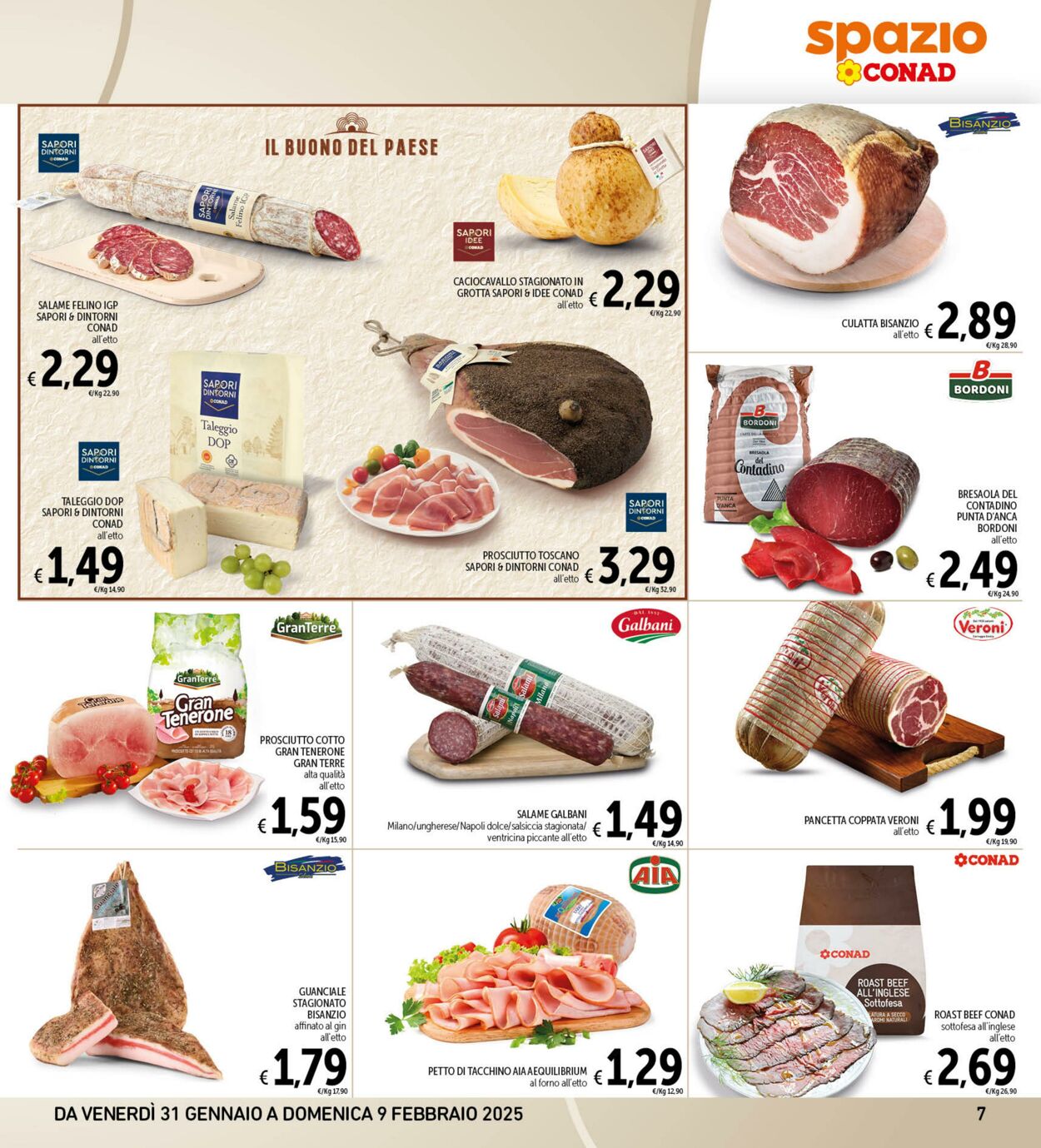 Volantino Conad 31.01.2025 - 09.02.2025