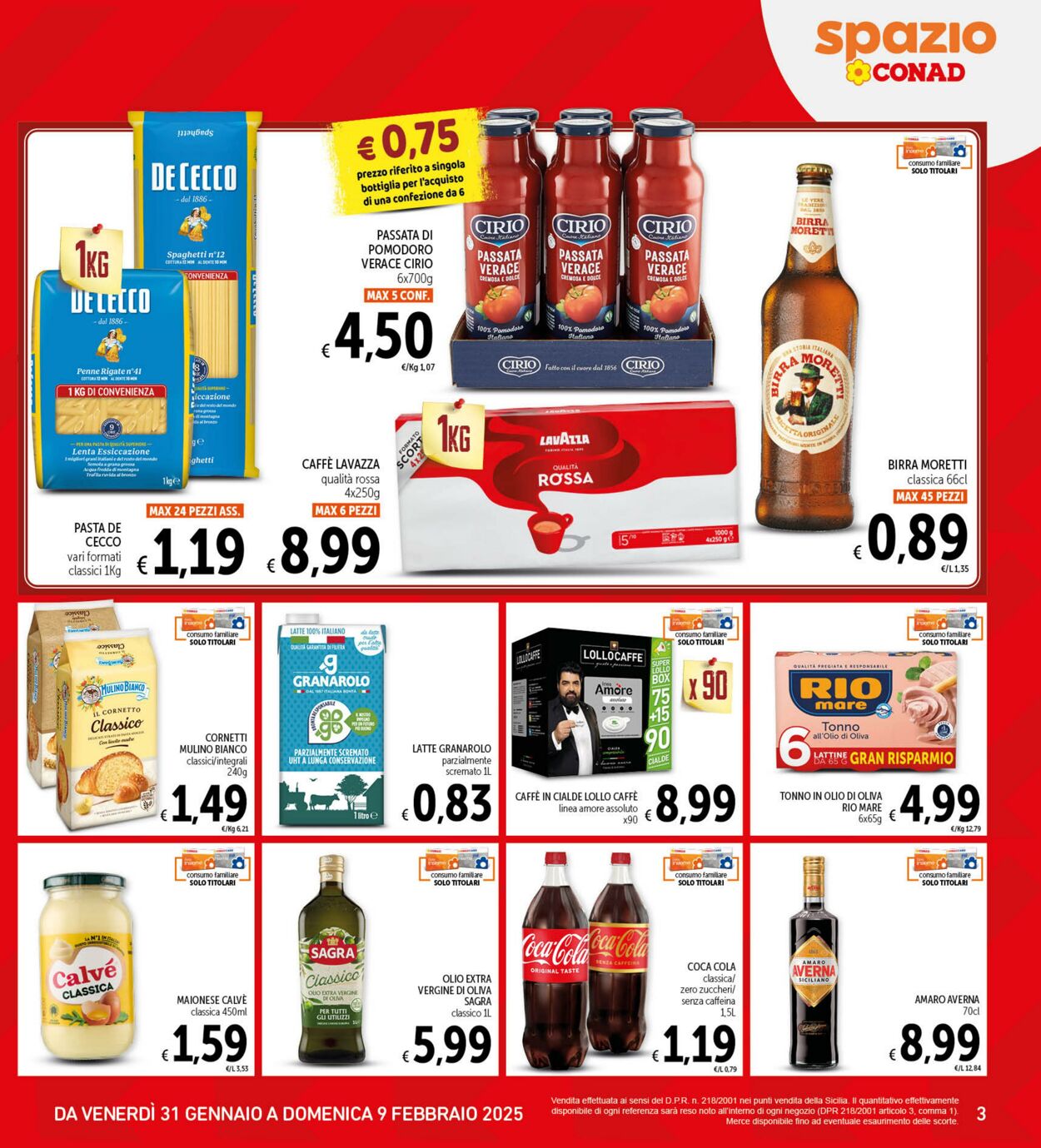 Volantino Conad 31.01.2025 - 09.02.2025