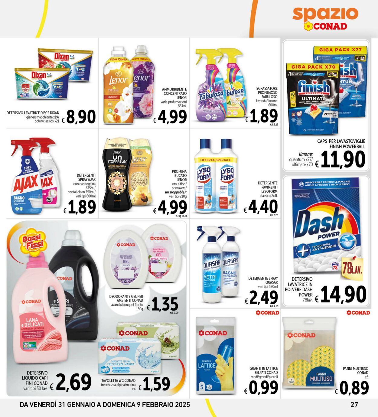 Volantino Conad 31.01.2025 - 09.02.2025