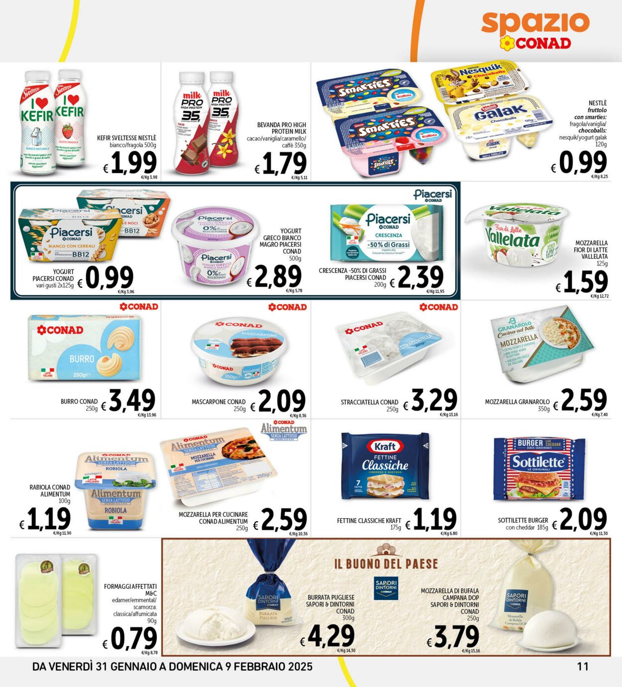 Volantino Conad 31.01.2025 - 09.02.2025