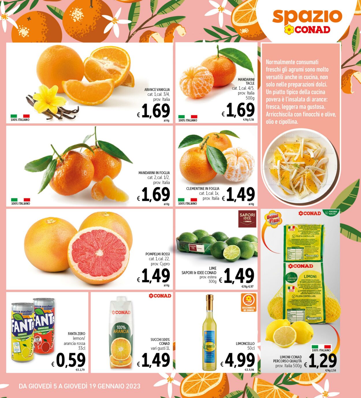 Volantino Conad 05.01.2023 - 19.01.2023