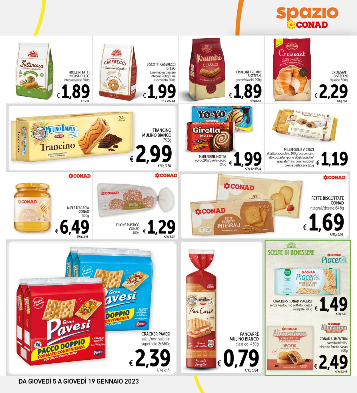 Volantino Conad 05.01.2023 - 19.01.2023