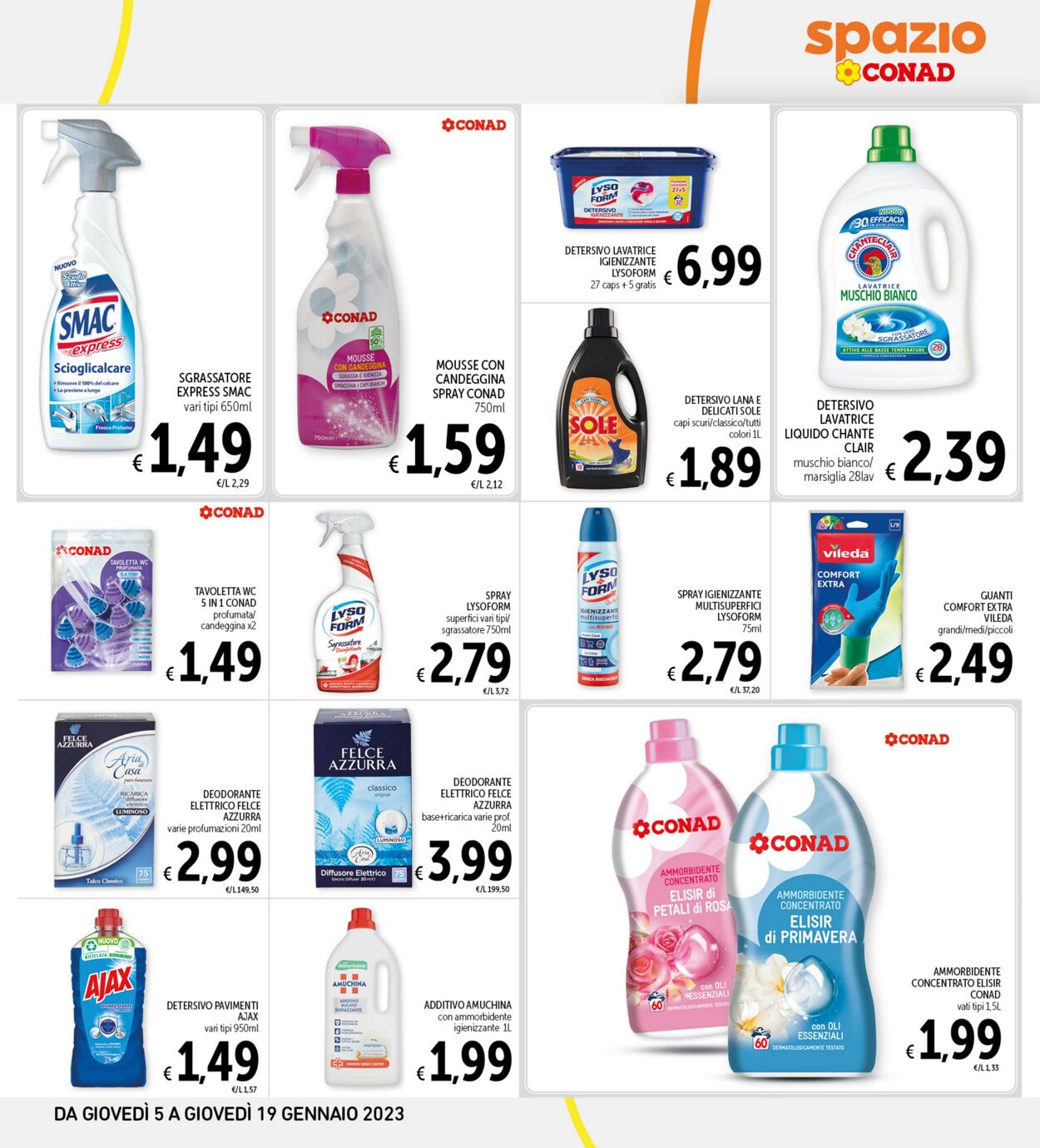 Volantino Conad 05.01.2023 - 19.01.2023