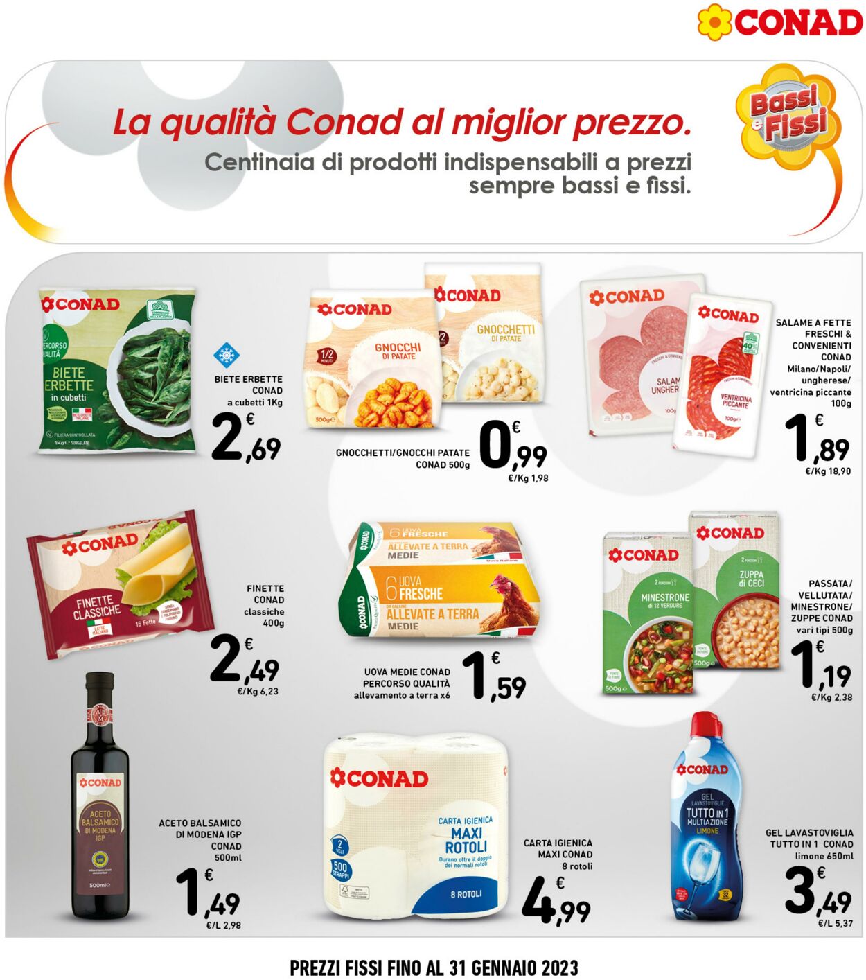 Volantino Conad 05.01.2023 - 19.01.2023