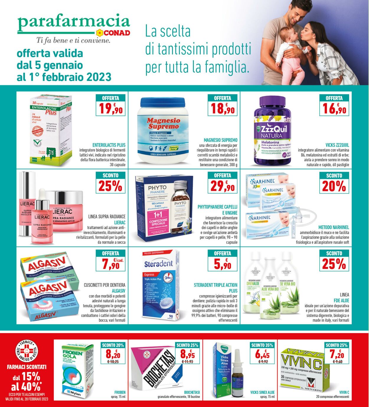 Volantino Conad 05.01.2023 - 19.01.2023