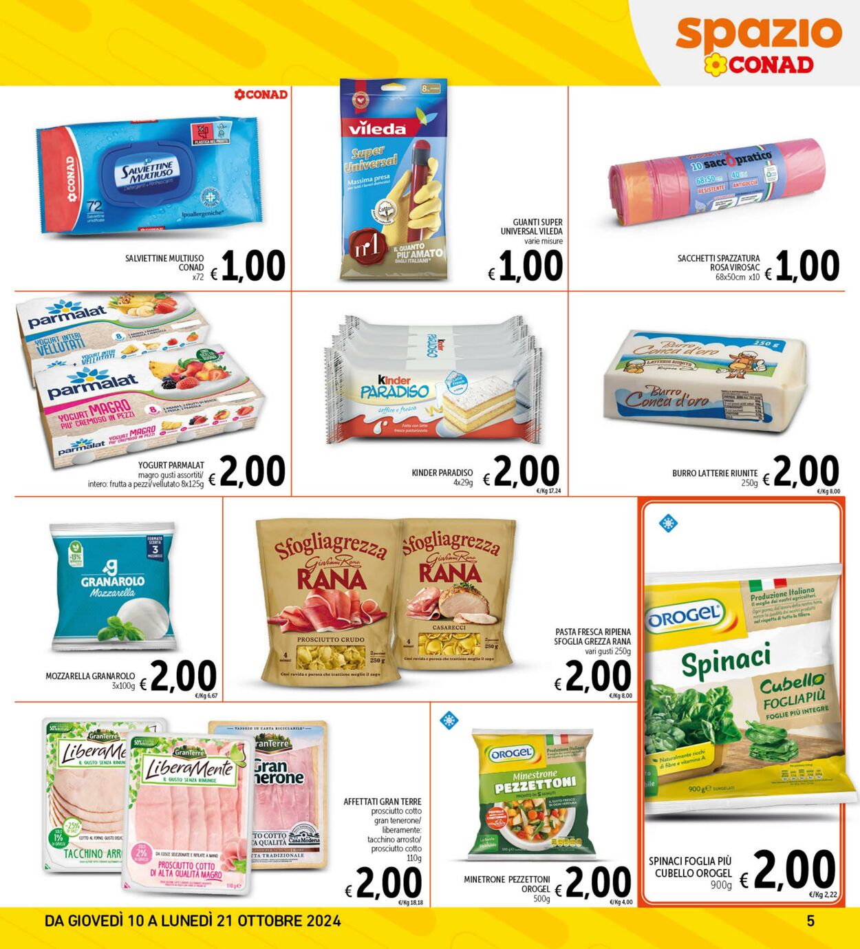 Volantino Conad 10.10.2024 - 21.10.2024