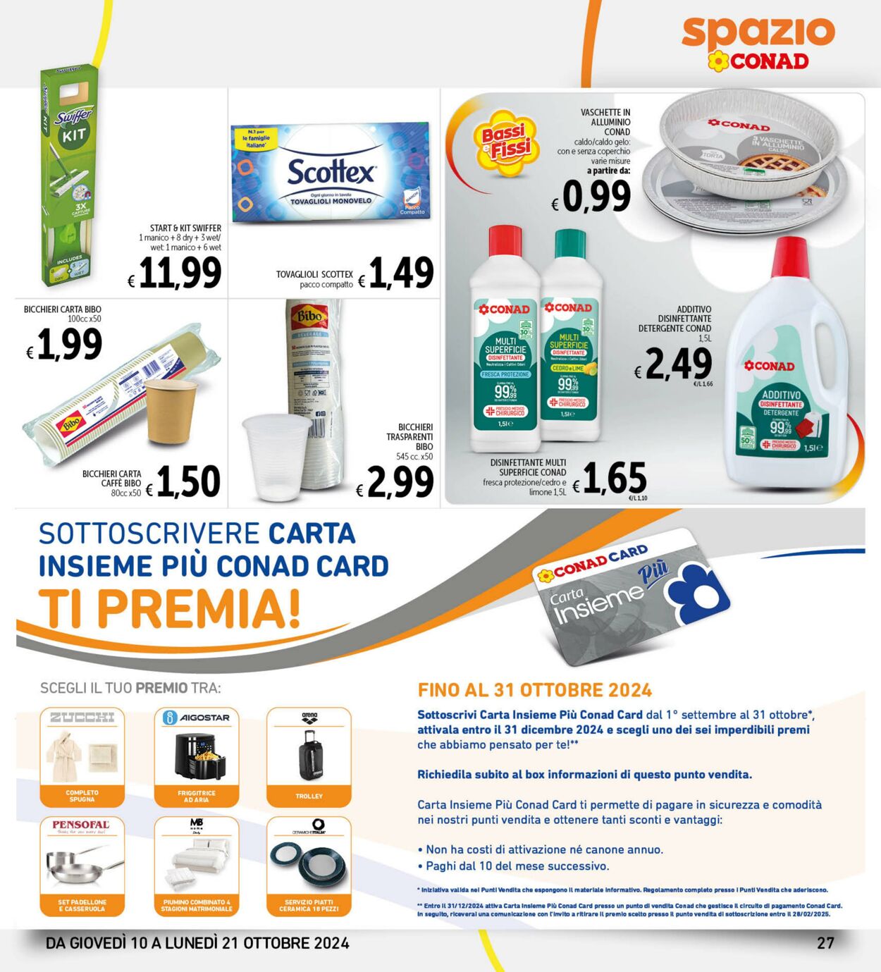 Volantino Conad 10.10.2024 - 21.10.2024