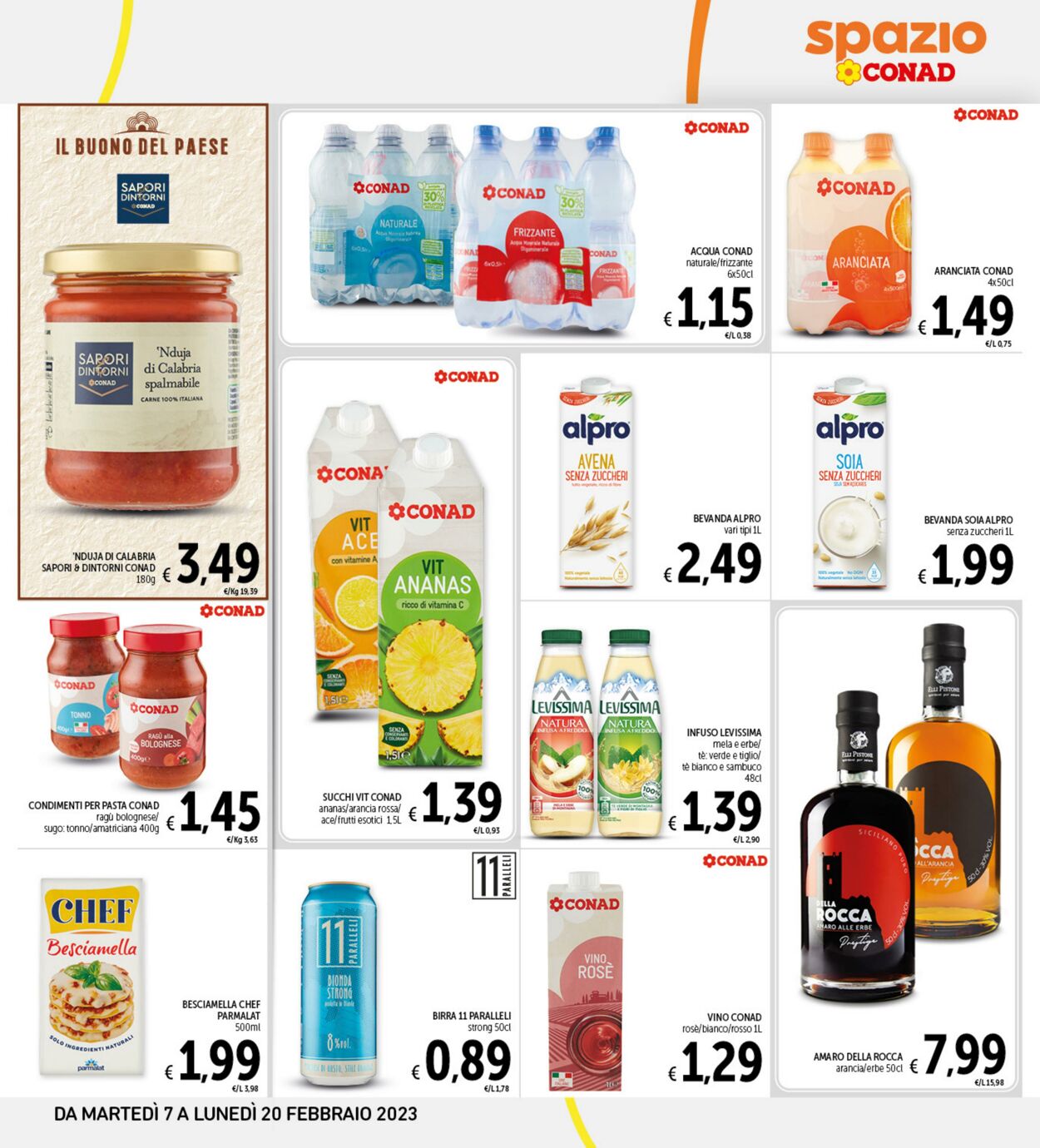 Volantino Conad 07.02.2023 - 20.02.2023