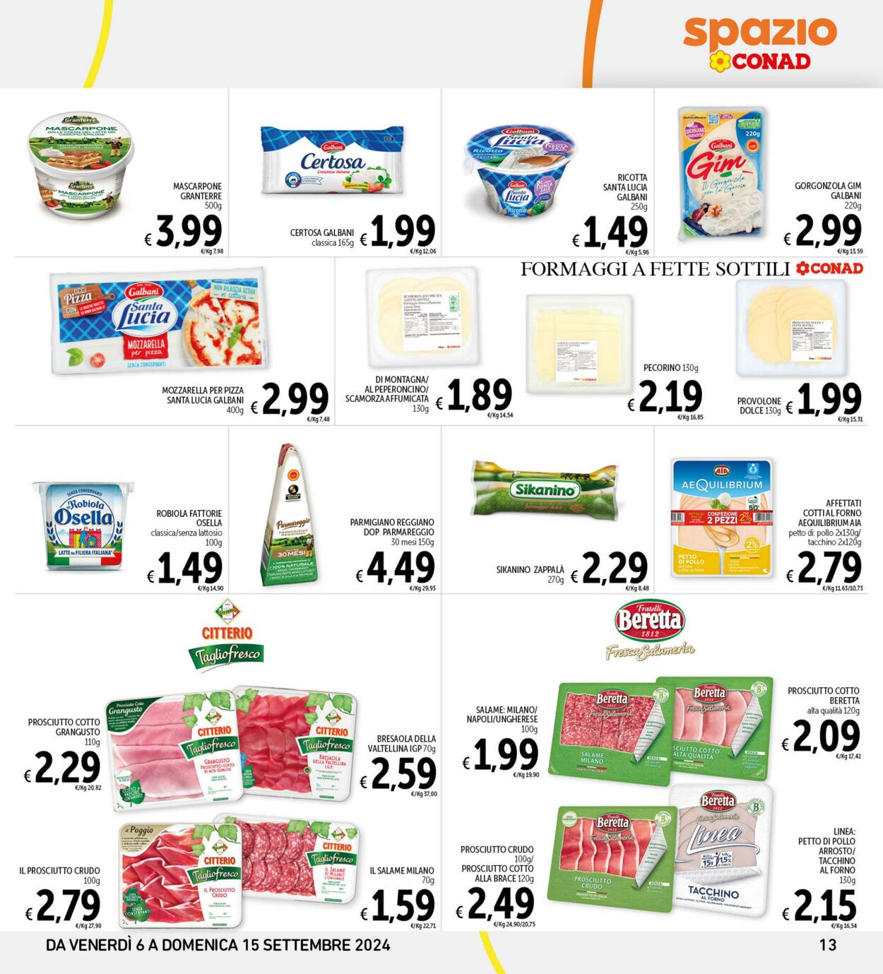 Volantino Conad 06.09.2024 - 15.09.2024