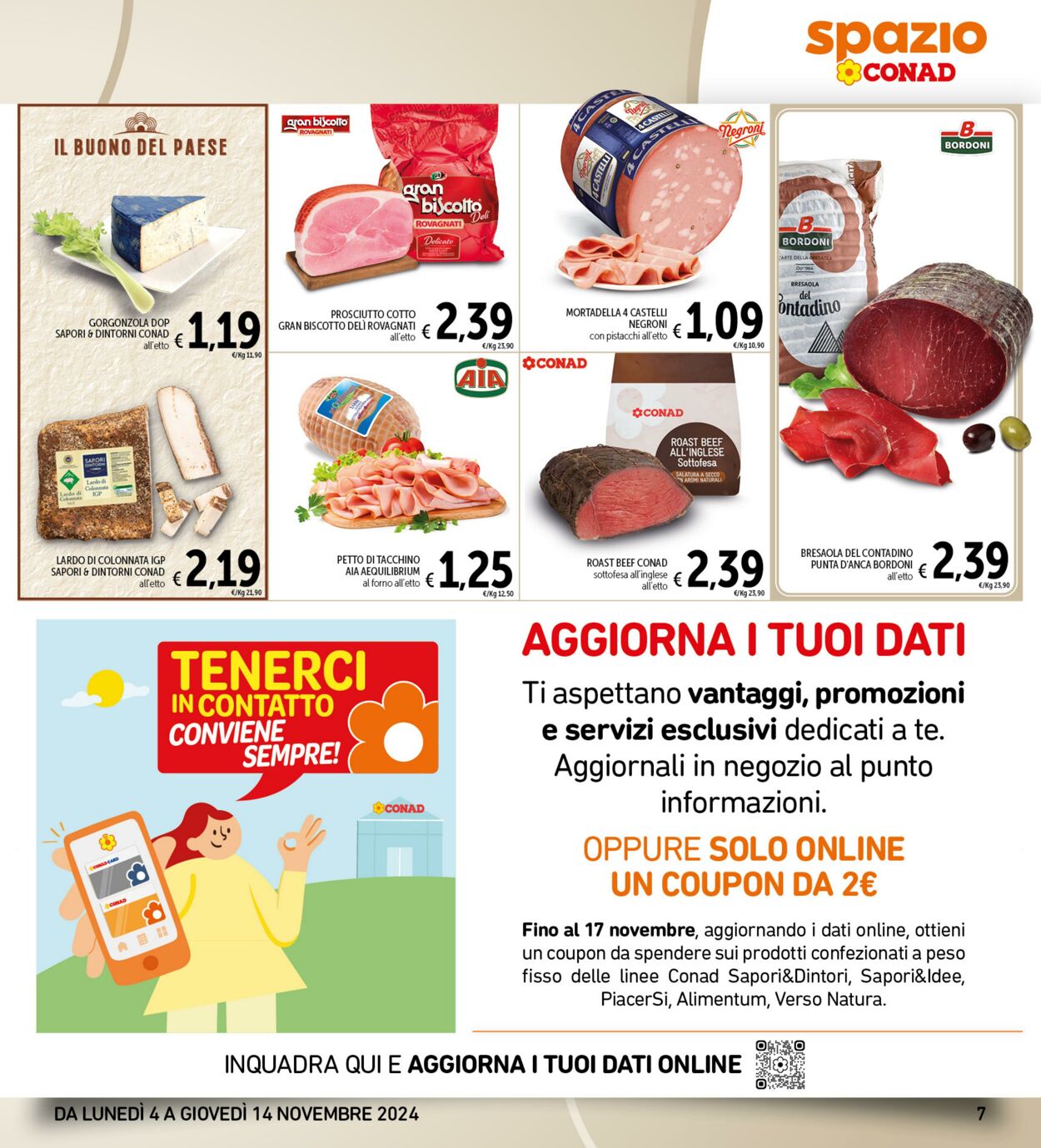 Volantino Conad 04.11.2024 - 14.11.2024