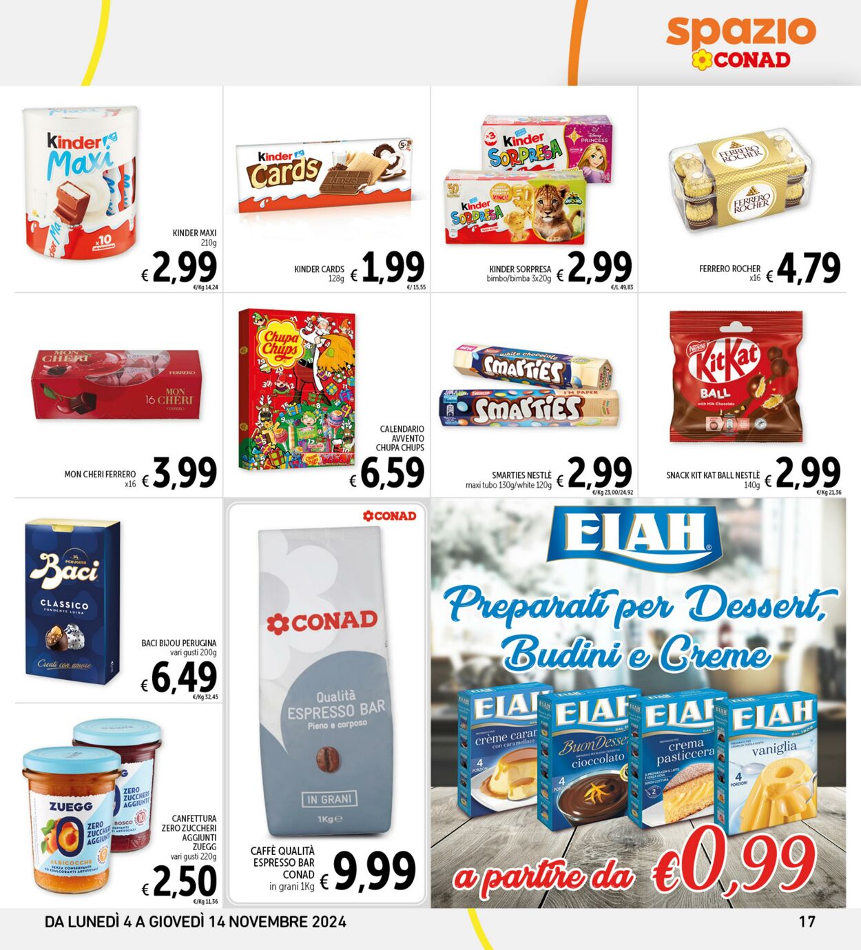 Volantino Conad 04.11.2024 - 14.11.2024