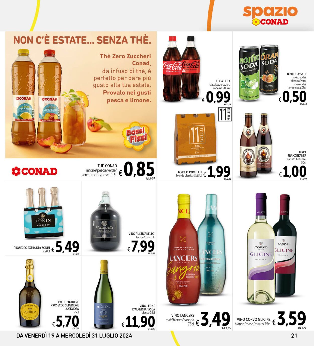 Volantino Conad 19.07.2024 - 31.07.2024