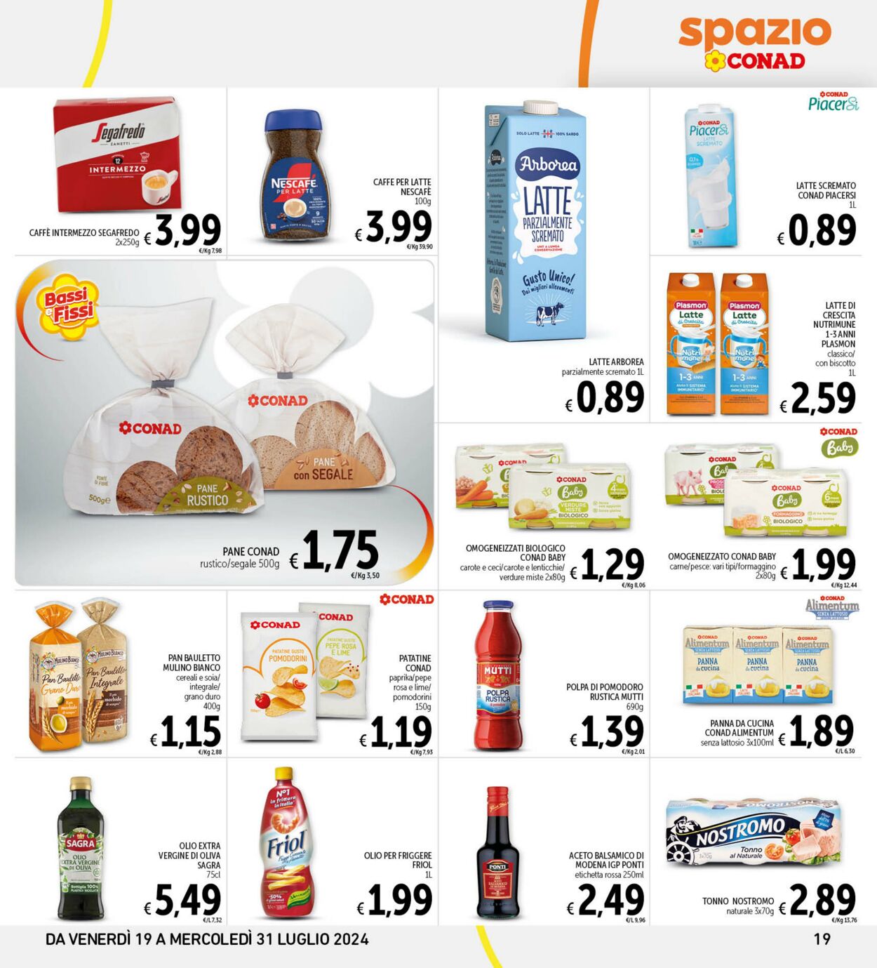 Volantino Conad 19.07.2024 - 31.07.2024