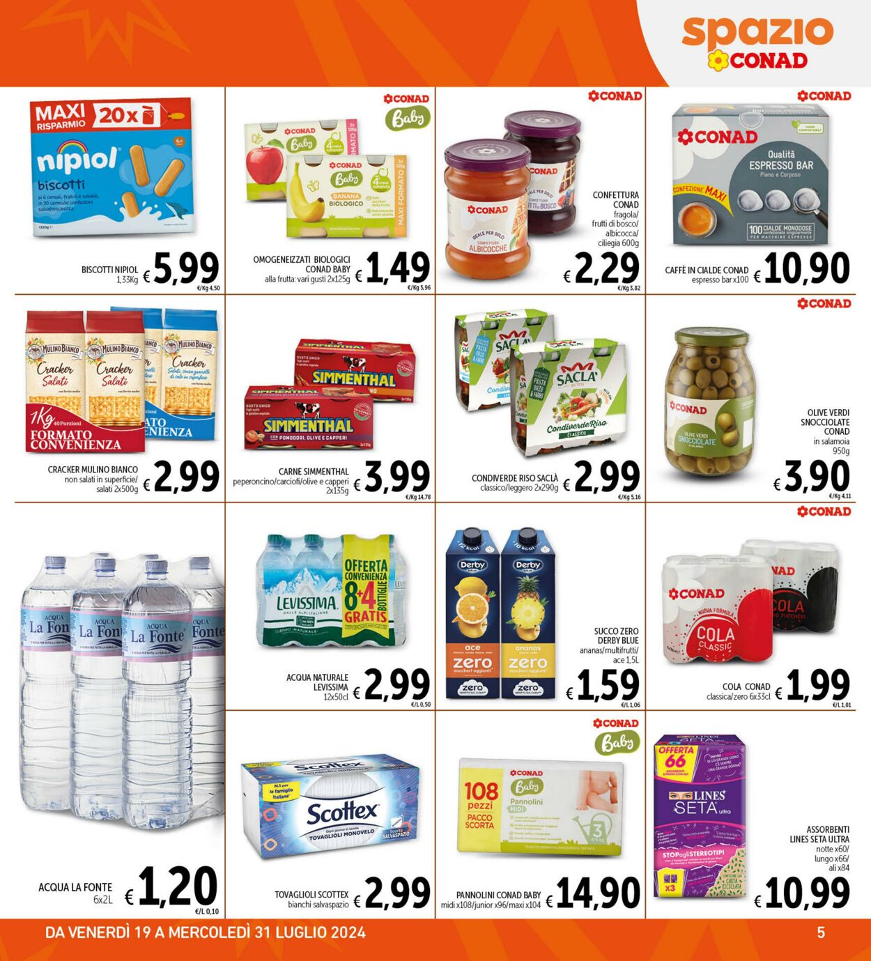 Volantino Conad 19.07.2024 - 31.07.2024