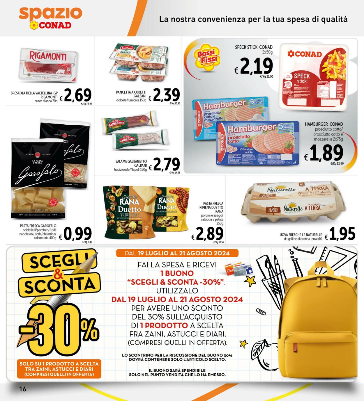 Volantino Conad 19.07.2024 - 31.07.2024