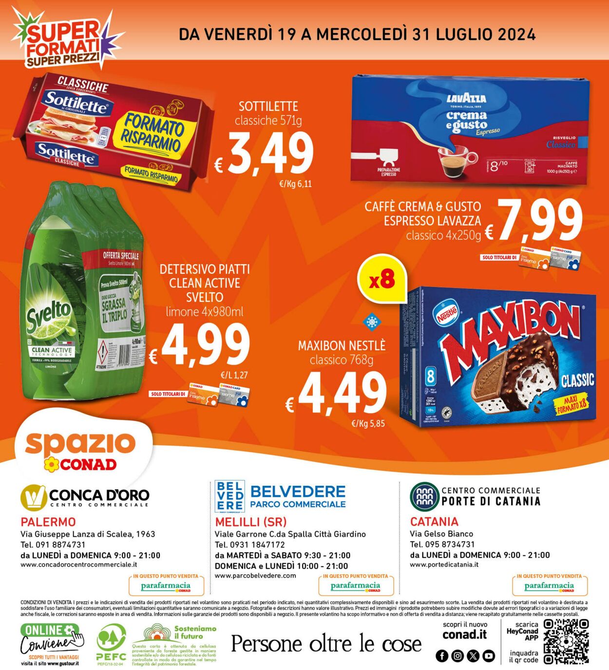 Volantino Conad 19.07.2024 - 31.07.2024