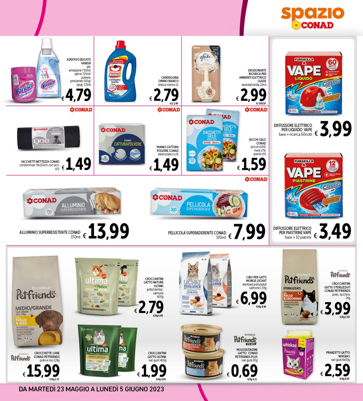 Volantino Conad 23.05.2023 - 05.06.2023