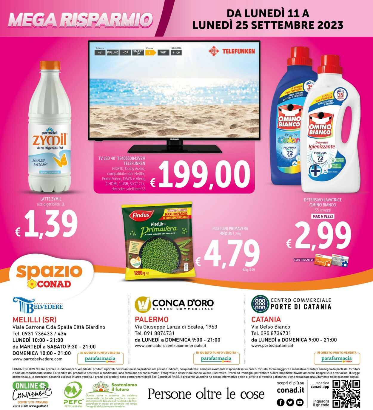 Volantino Conad 11.09.2023 - 25.09.2023