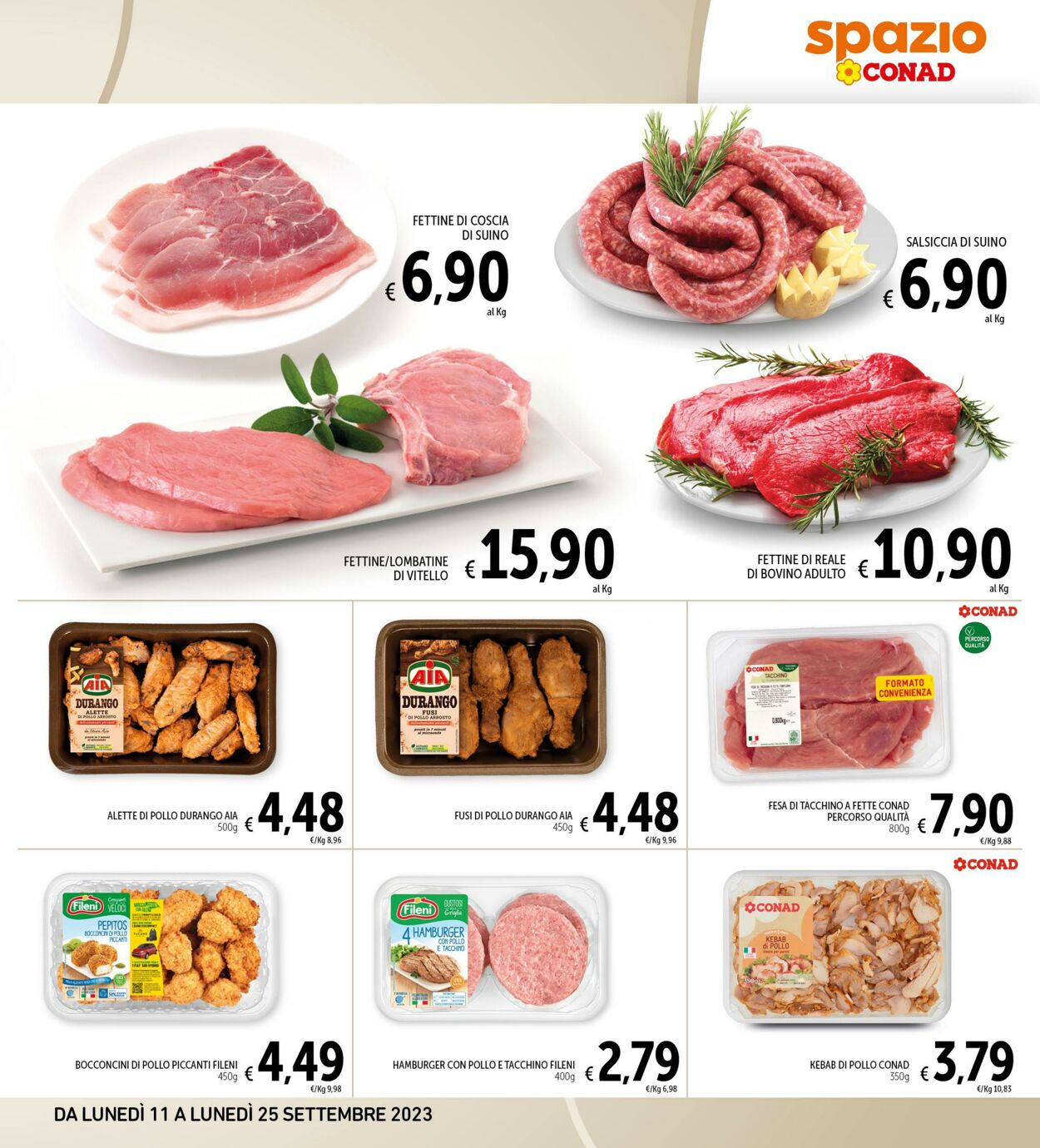 Volantino Conad 11.09.2023 - 25.09.2023