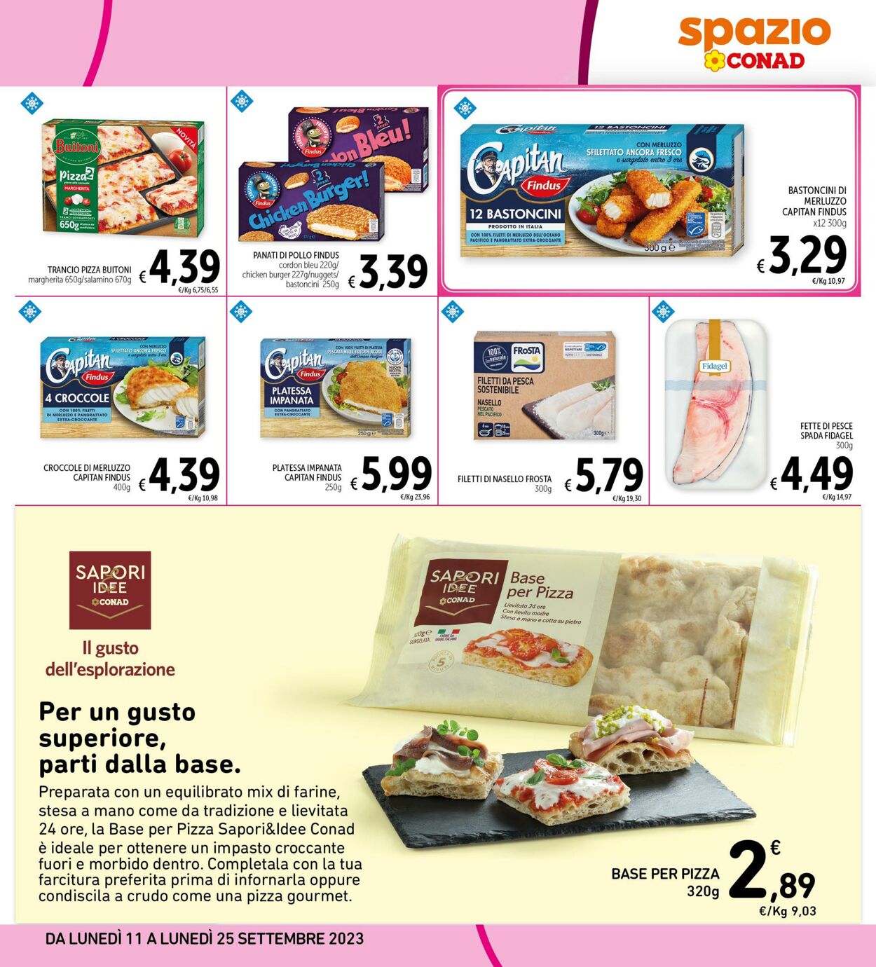 Volantino Conad 11.09.2023 - 25.09.2023