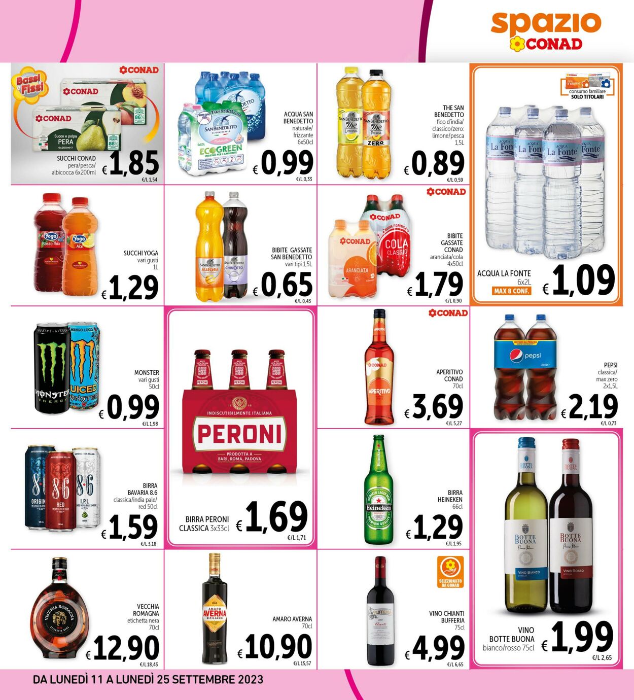 Volantino Conad 11.09.2023 - 25.09.2023