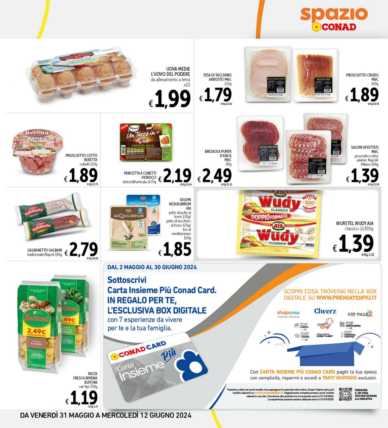 Volantino Conad 31.05.2024 - 12.06.2024