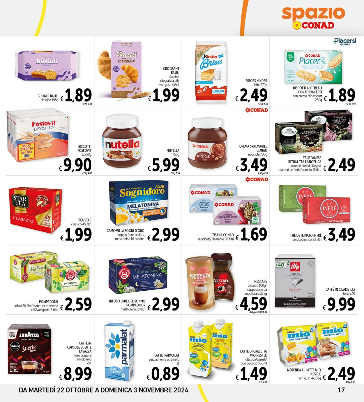 Volantino Conad 22.10.2024 - 03.11.2024