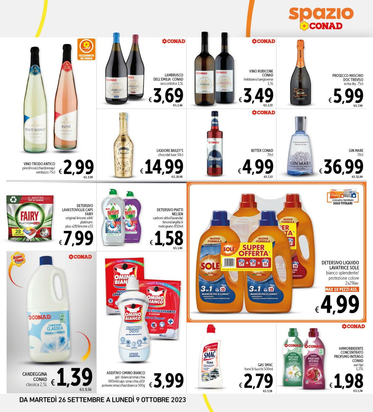 Volantino Conad 26.09.2023 - 09.10.2023