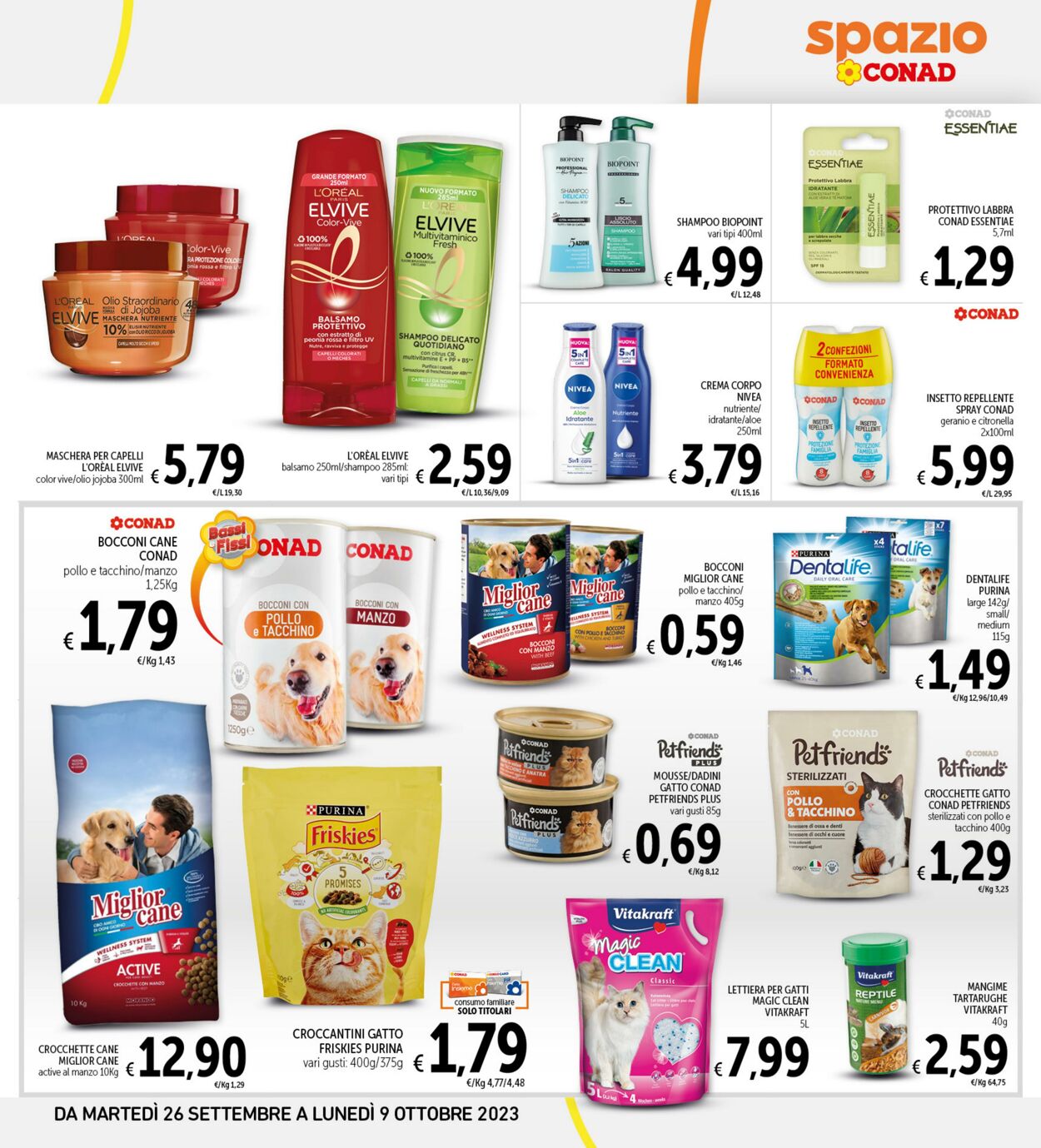 Volantino Conad 26.09.2023 - 09.10.2023