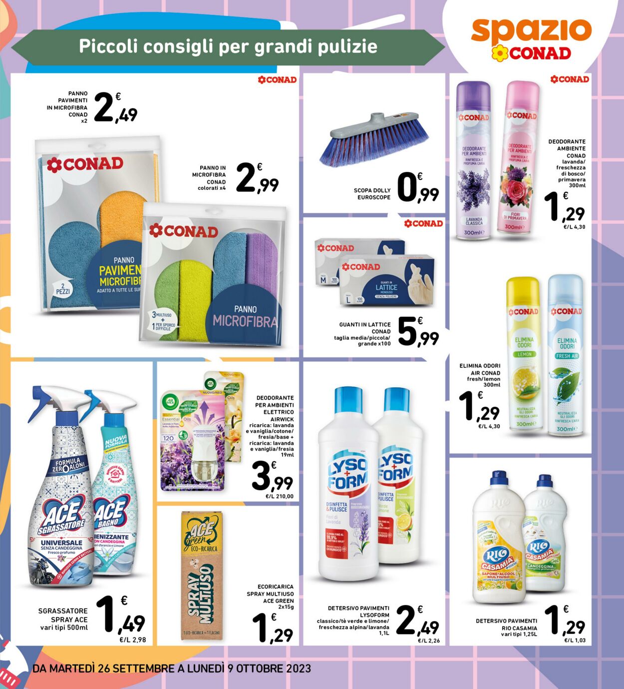 Volantino Conad 26.09.2023 - 09.10.2023