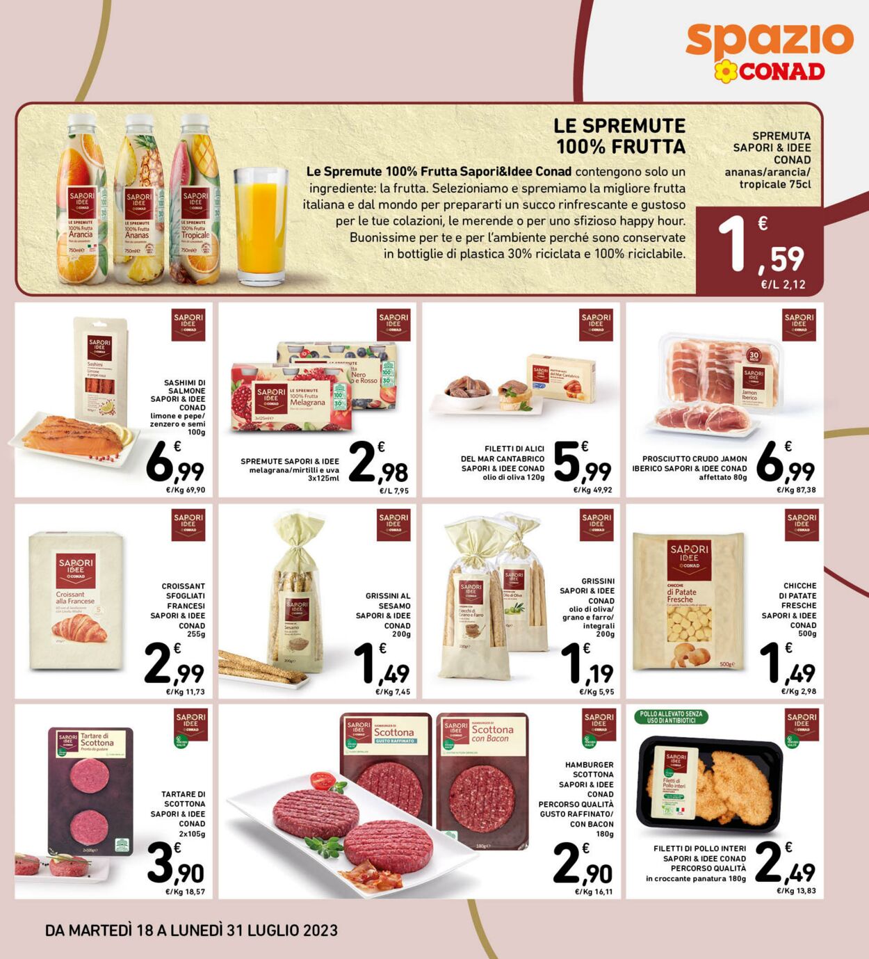 Volantino Conad 18.07.2023 - 31.07.2023