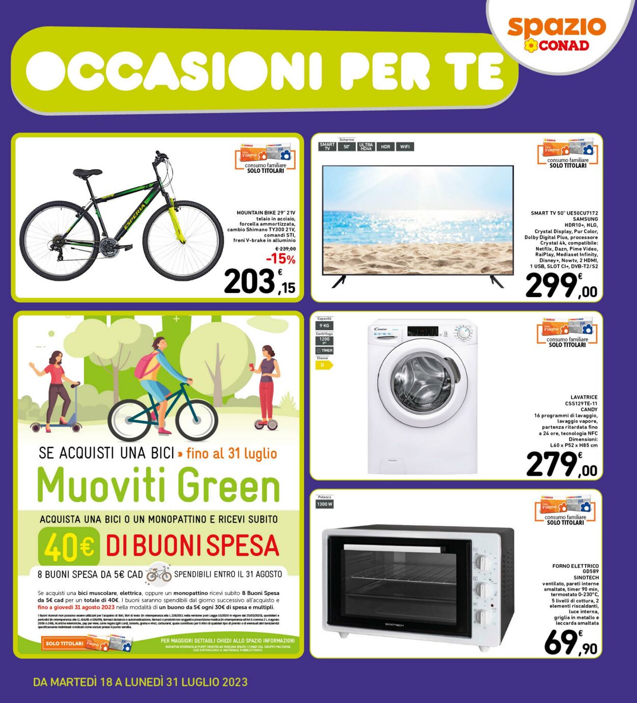 Volantino Conad 18.07.2023 - 31.07.2023