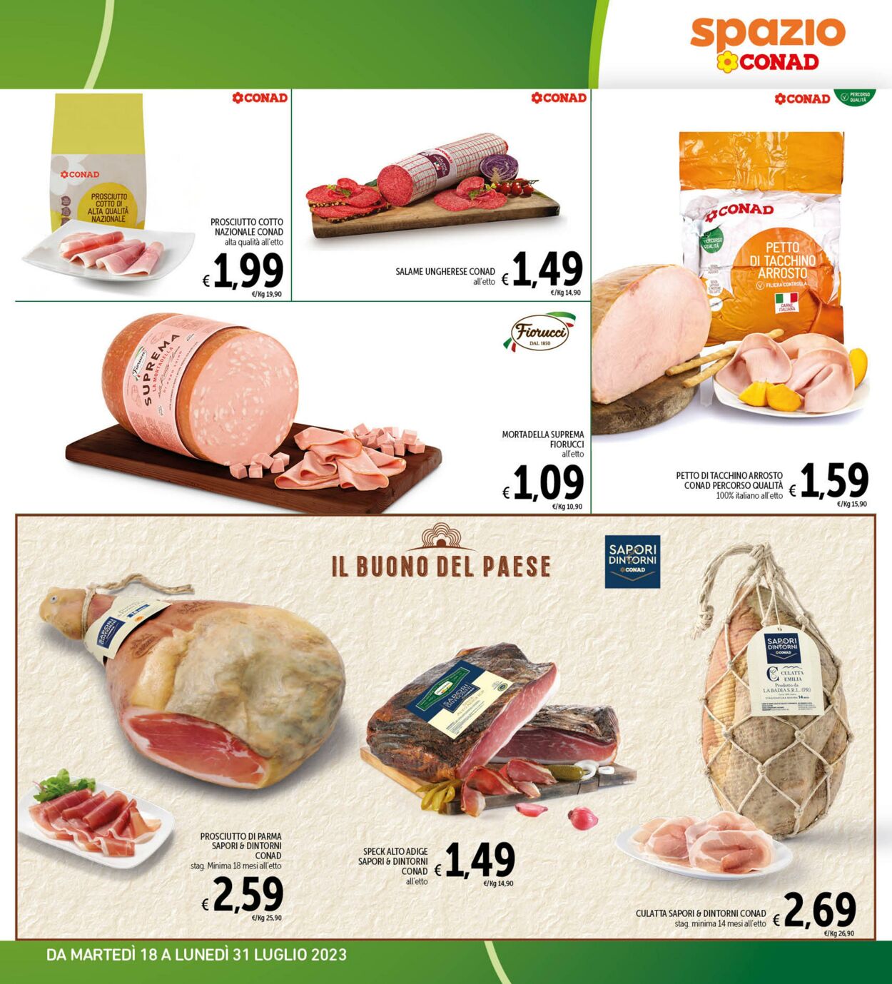 Volantino Conad 18.07.2023 - 31.07.2023