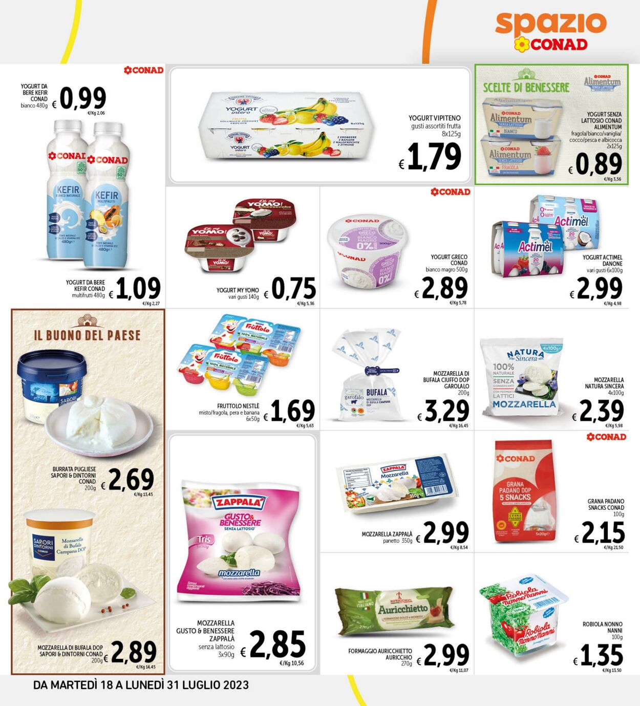 Volantino Conad 18.07.2023 - 31.07.2023