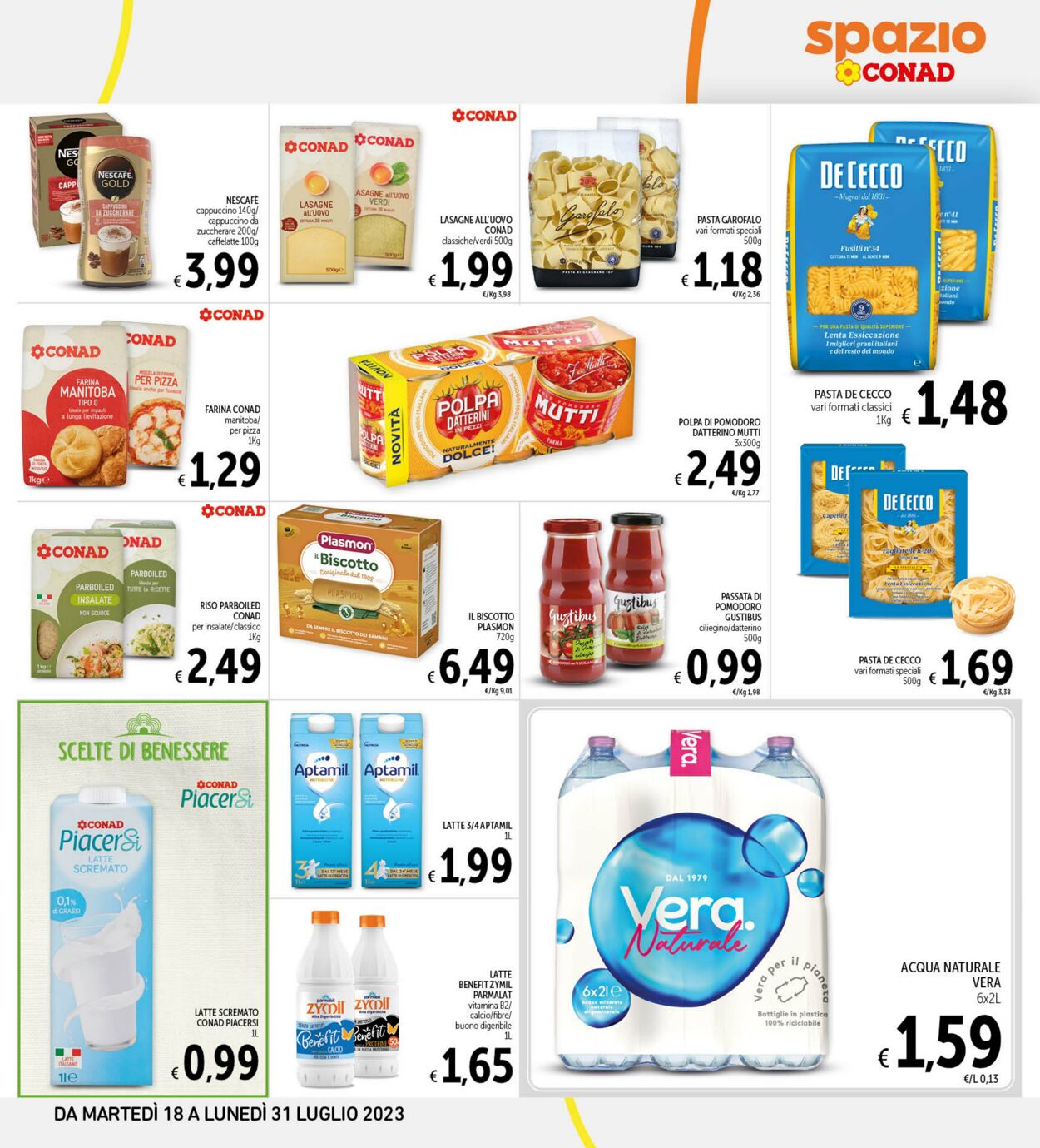 Volantino Conad 18.07.2023 - 31.07.2023