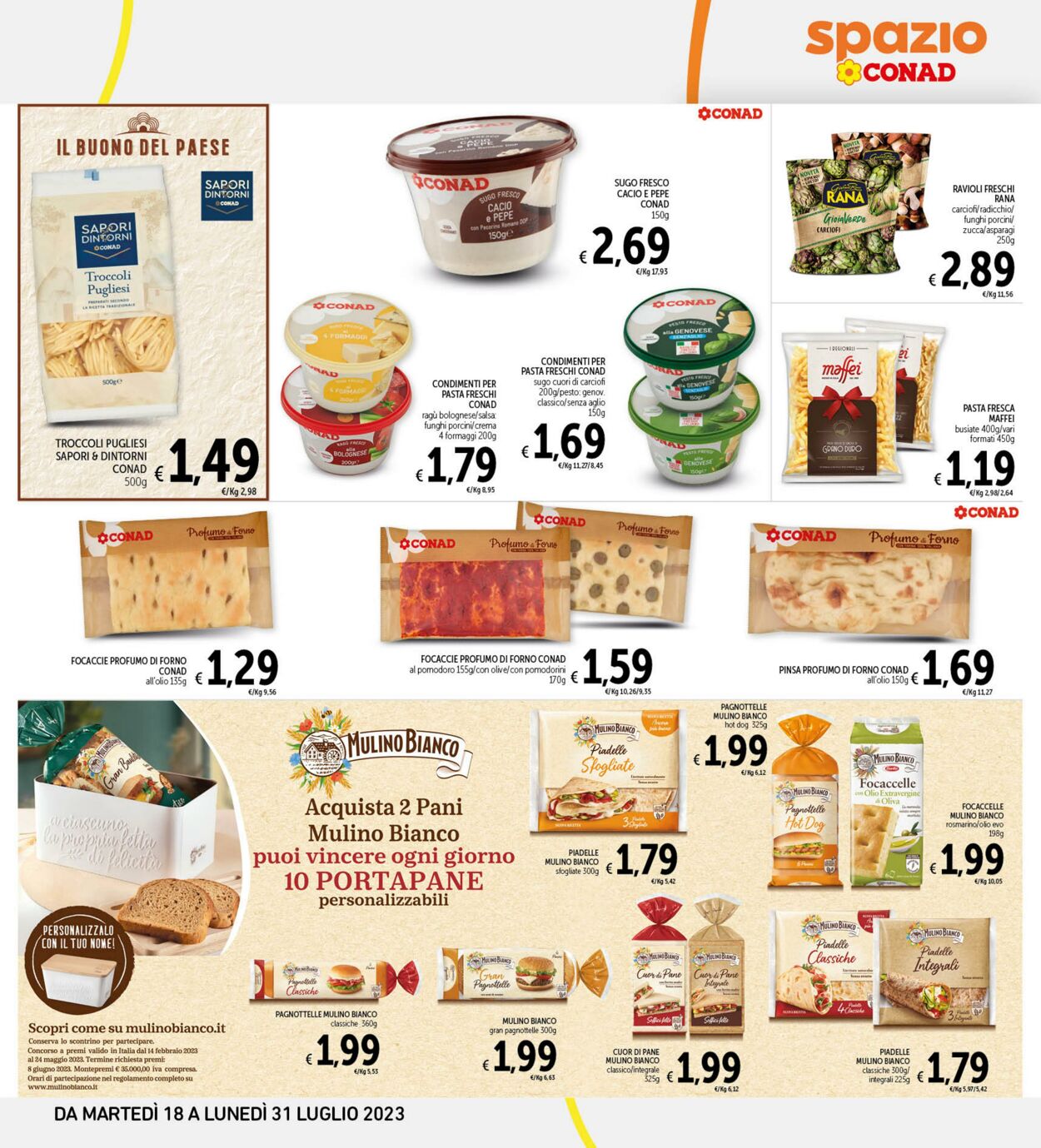 Volantino Conad 18.07.2023 - 31.07.2023