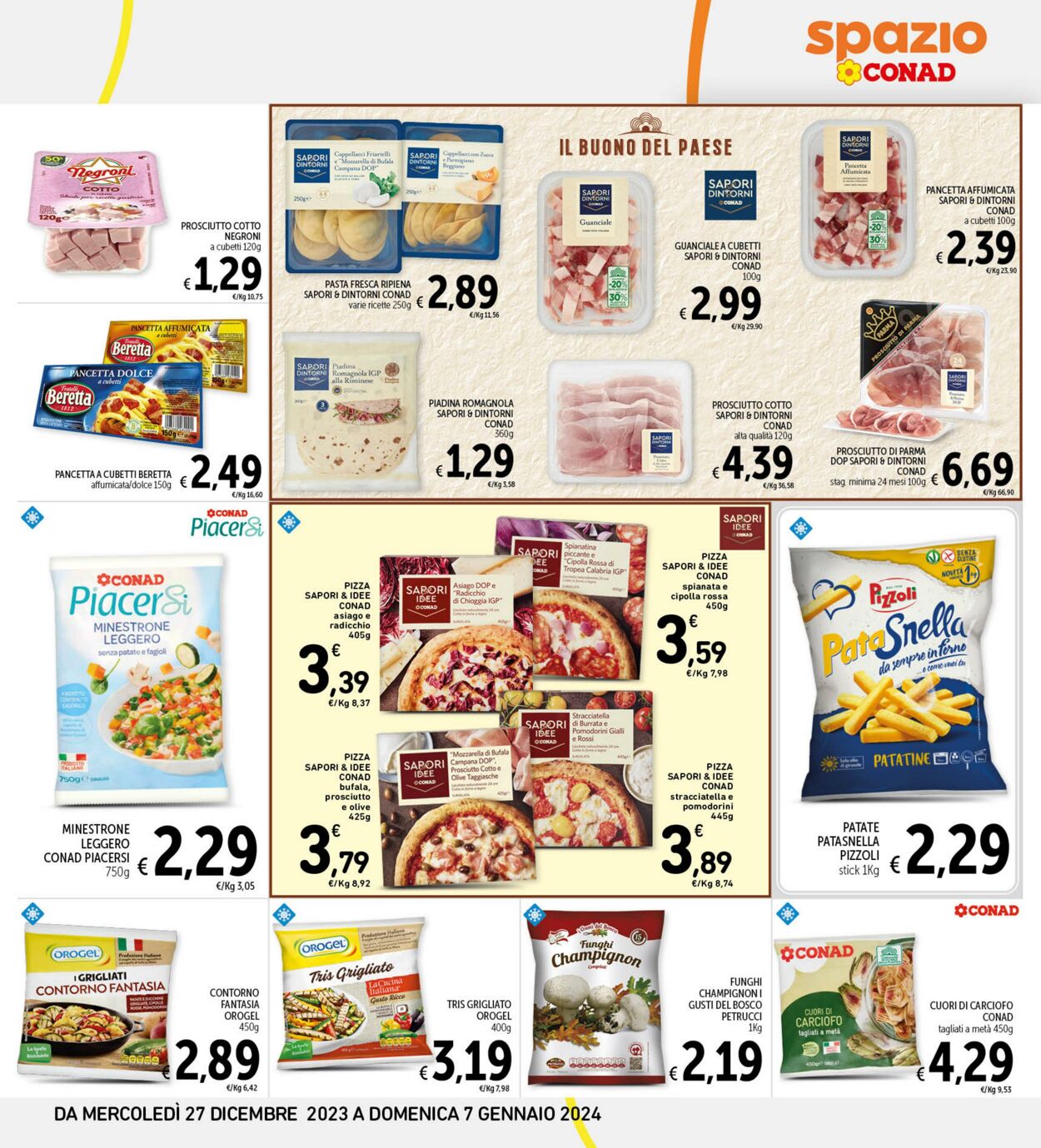 Volantino Conad 27.12.2023 - 07.01.2024