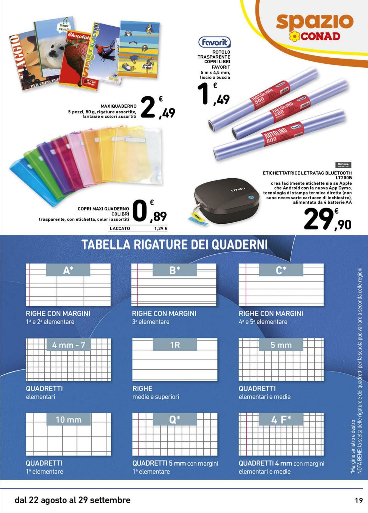 Volantino Conad 22.08.2024 - 29.09.2024