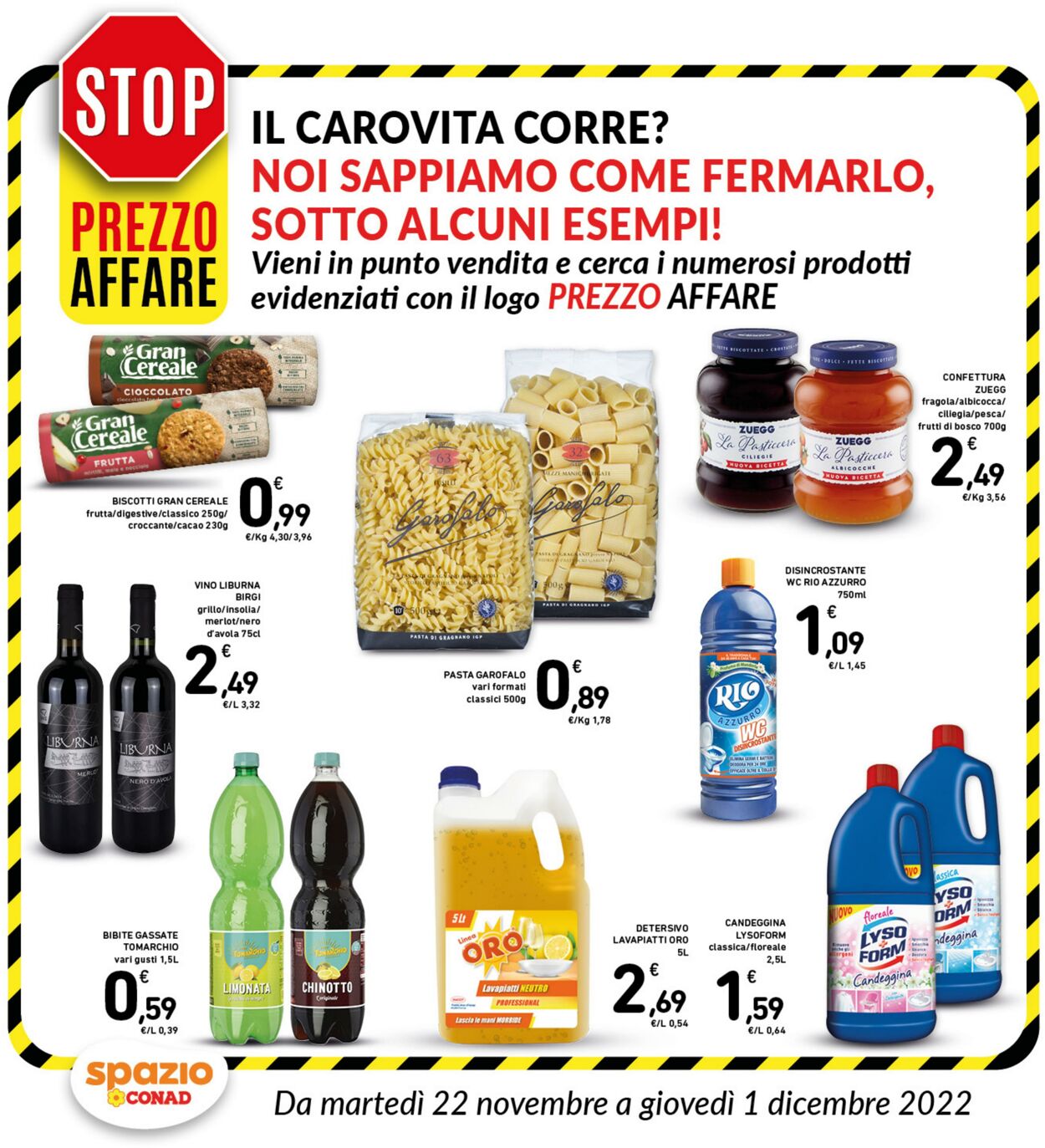 Volantino Conad 22.11.2022 - 01.12.2022