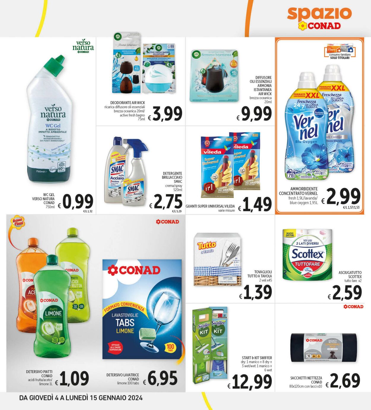 Volantino Conad 04.01.2024 - 15.01.2024