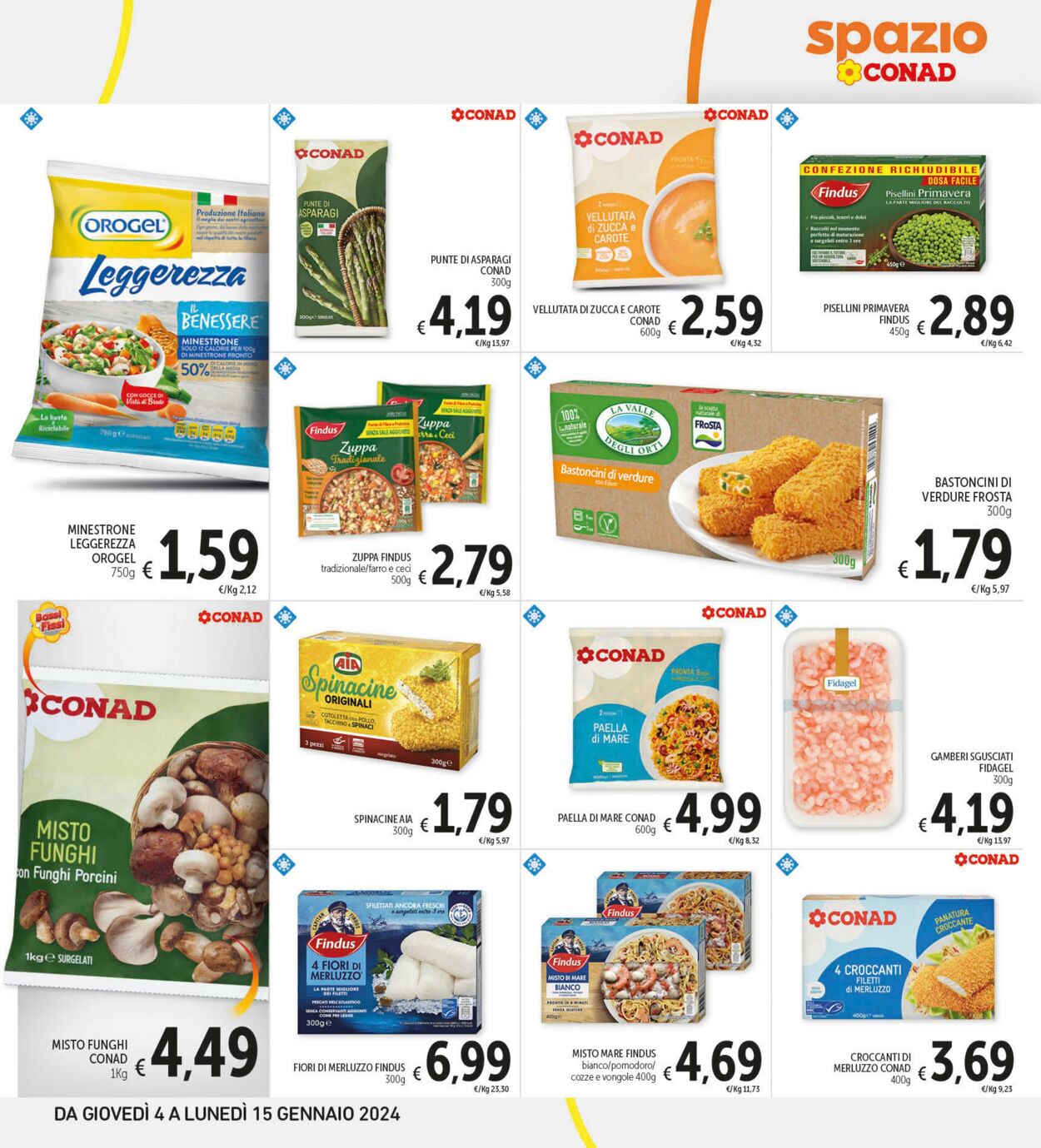 Volantino Conad 04.01.2024 - 15.01.2024